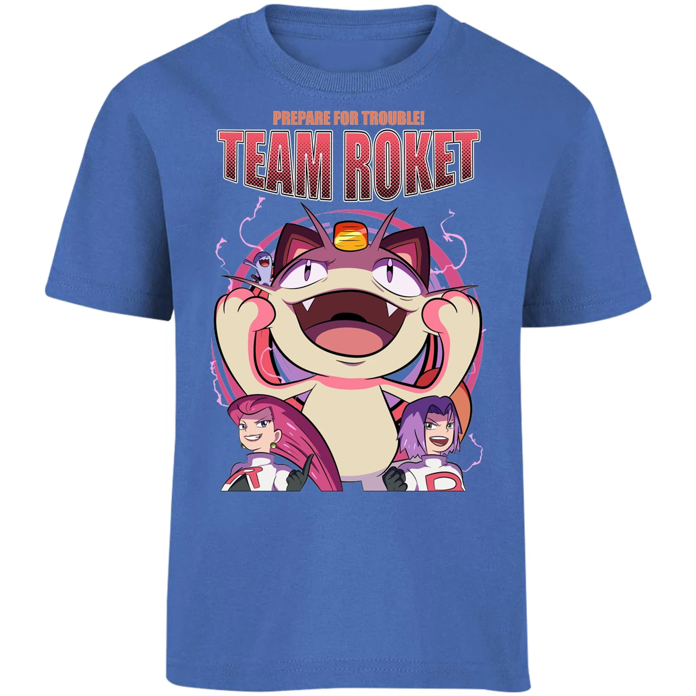 Playera Pokemon Team Rocket para Niño 15