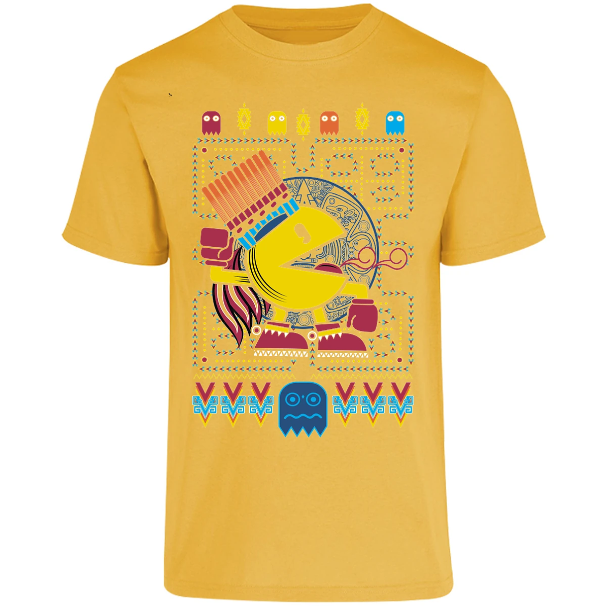 Playera Pacman Pacman Prehispanico para Adulto 18