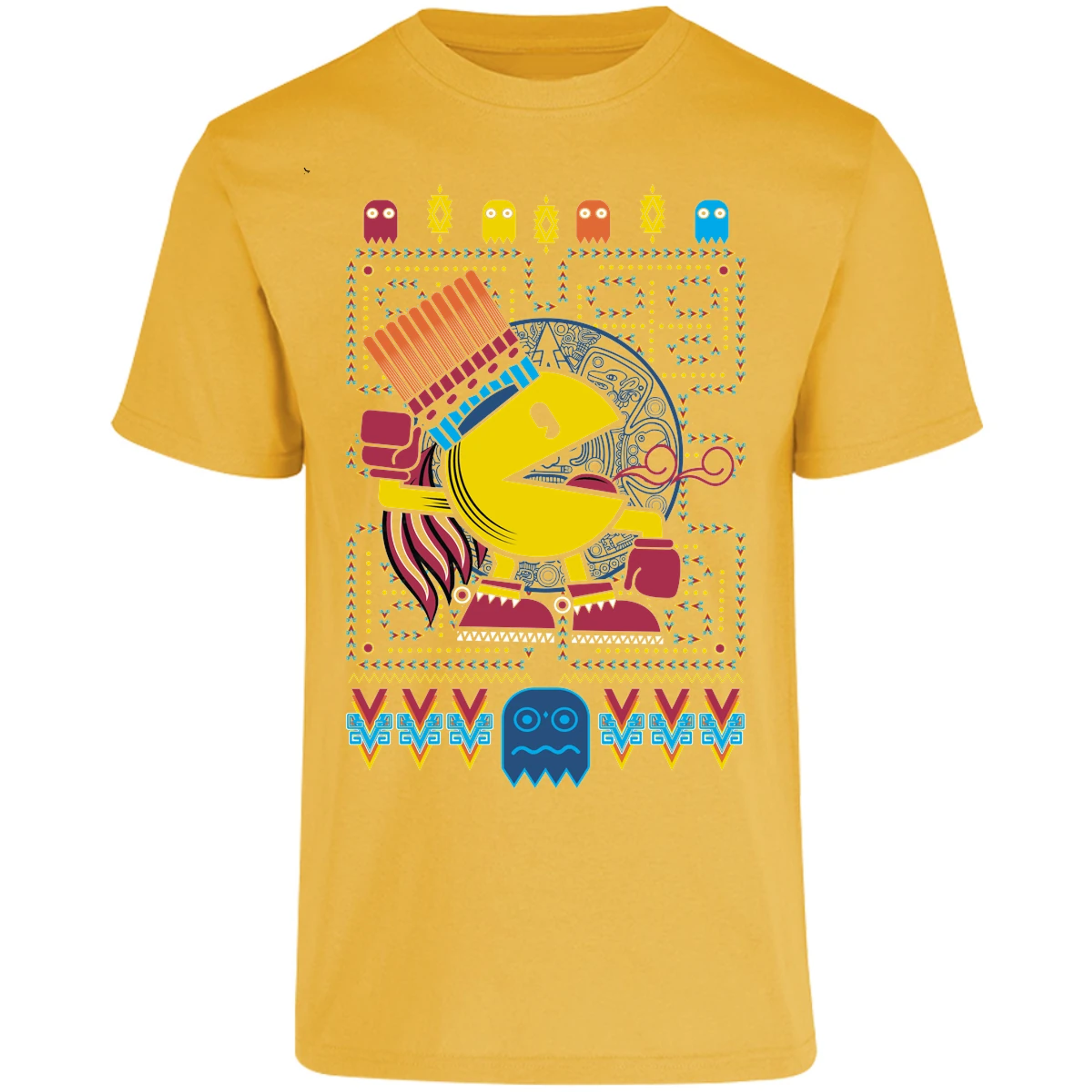 Playera Pacman Pacman Prehispanico para Adulto 18
