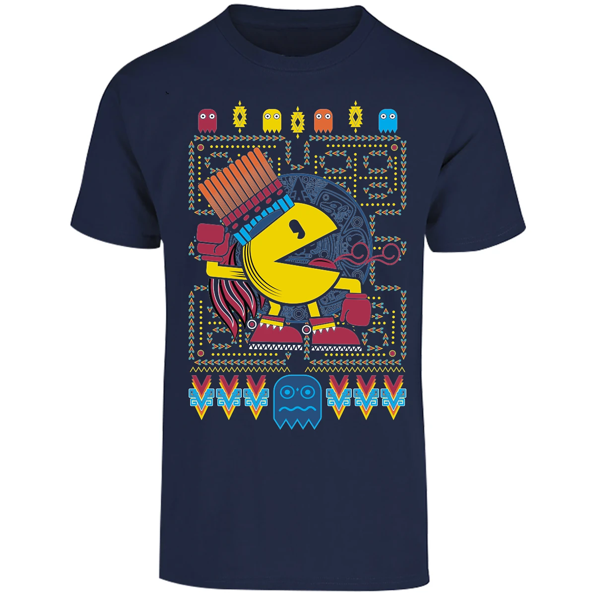 Playera Pacman Pacman Prehispanico para Adulto 26