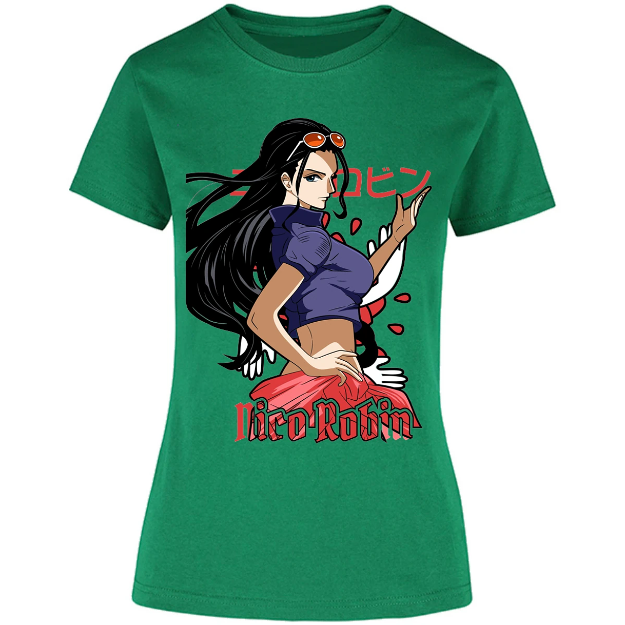 Blusa One Piece Nico Robin Blusa para Mujer 41