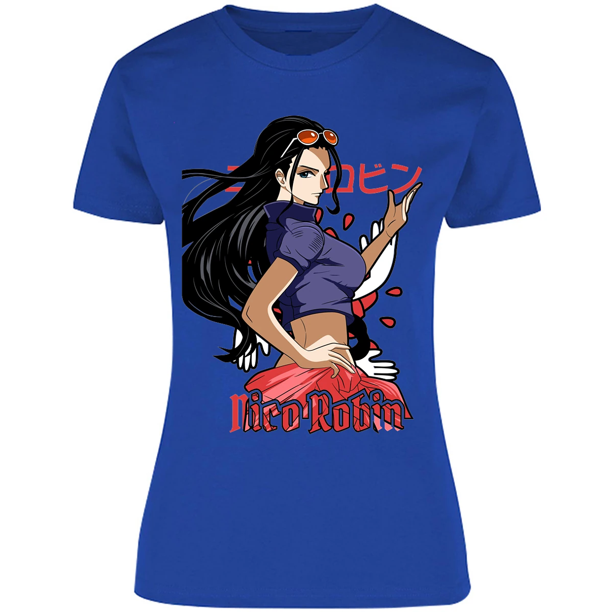 Blusa One Piece Nico Robin Blusa para Mujer 44