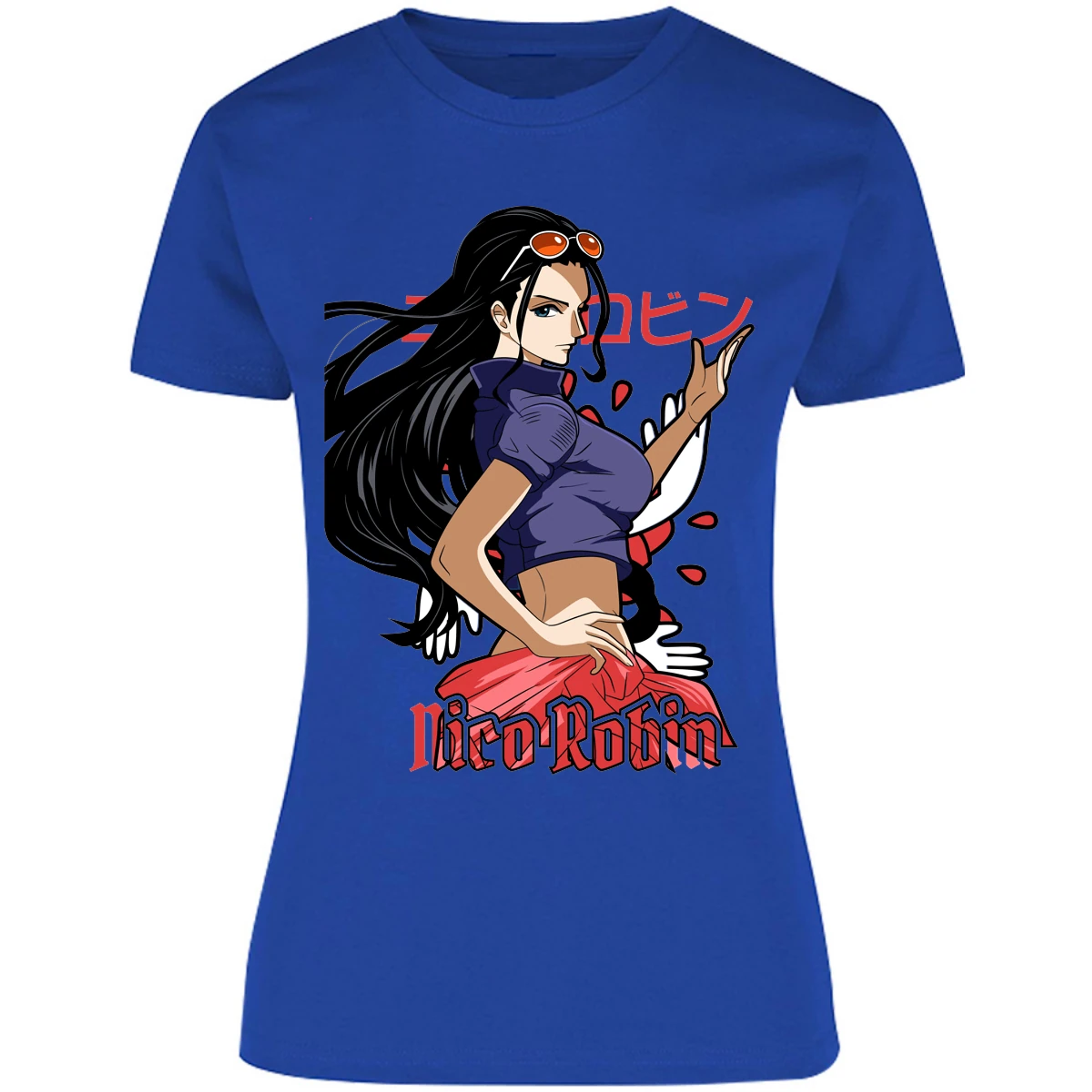 Blusa One Piece Nico Robin Blusa para Mujer 44