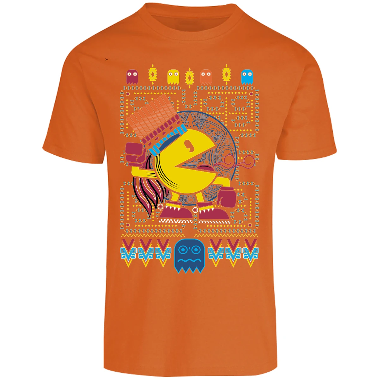 Playera Pacman Pacman Prehispanico para Adulto 1