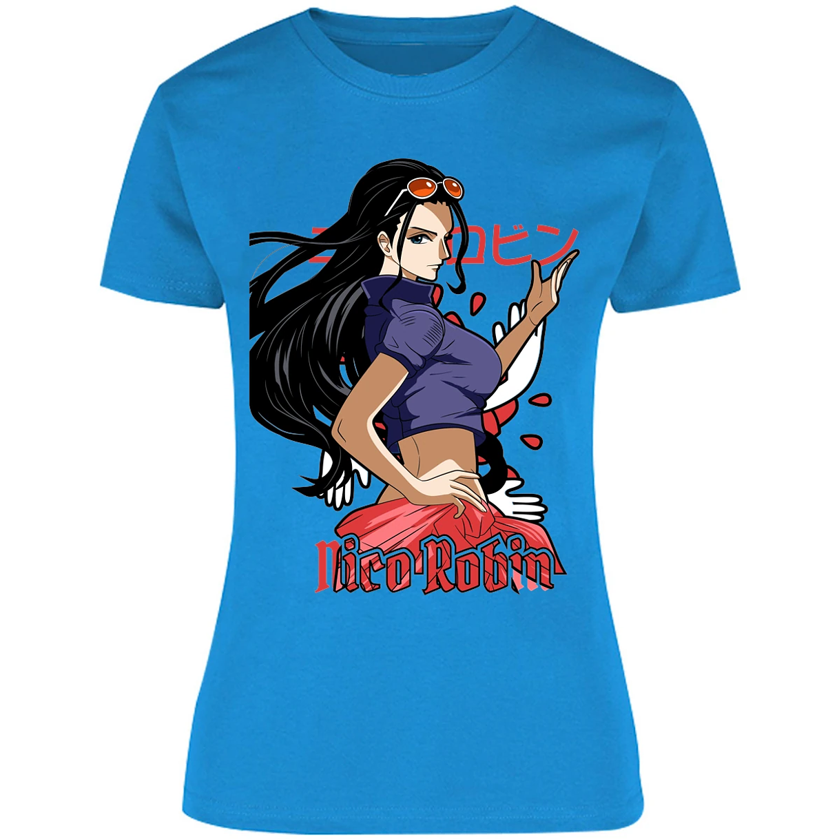 Blusa One Piece Nico Robin Blusa para Mujer 21