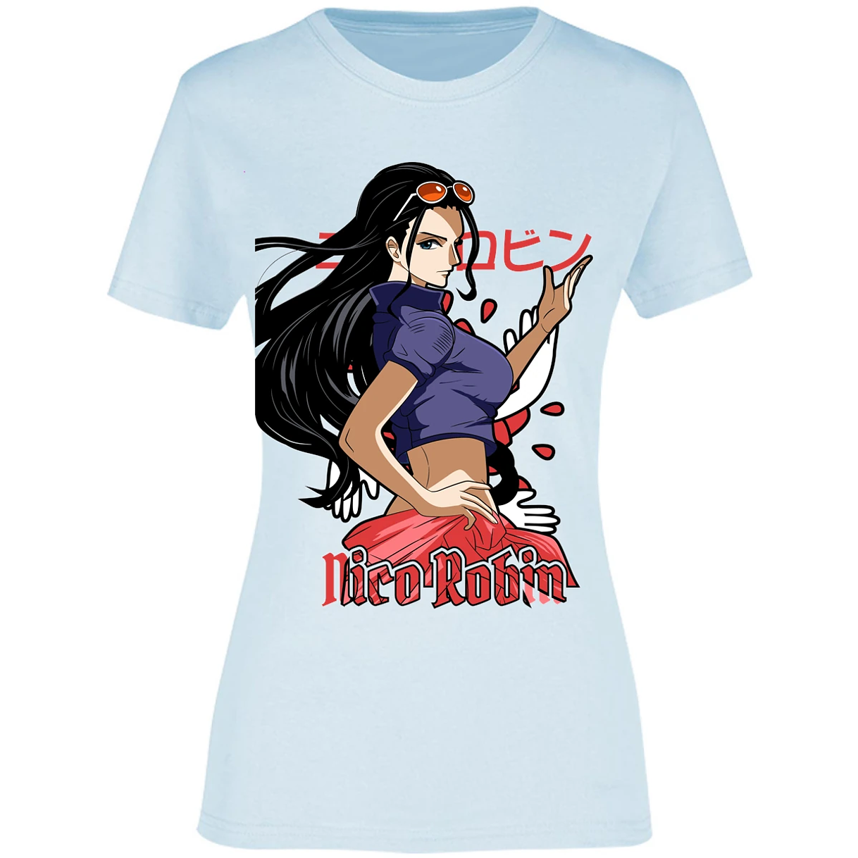 Blusa One Piece Nico Robin Blusa para Mujer 31