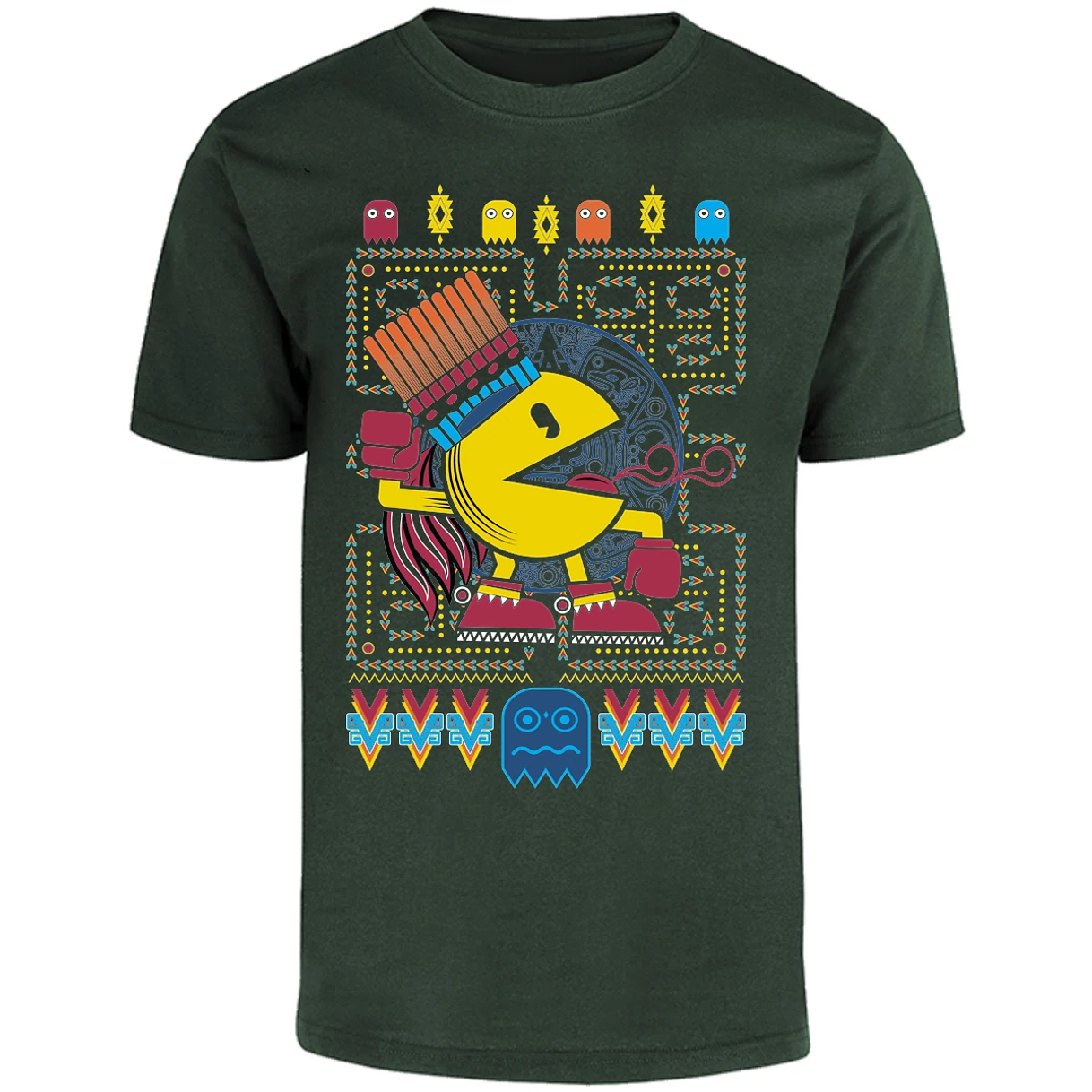 Playera Pacman Pacman Prehispanico para Adulto 2