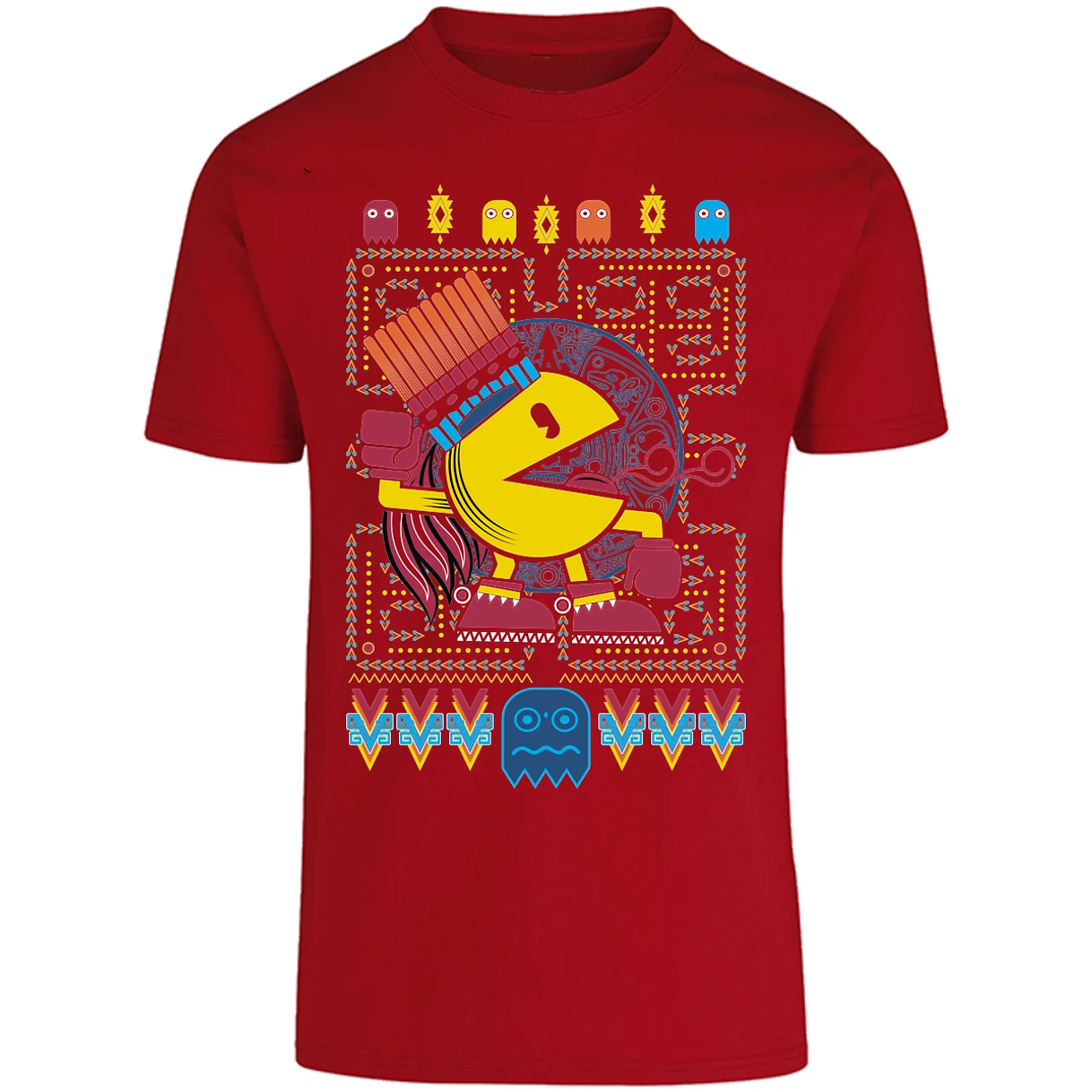 Playera Pacman Pacman Prehispanico para Adulto 23