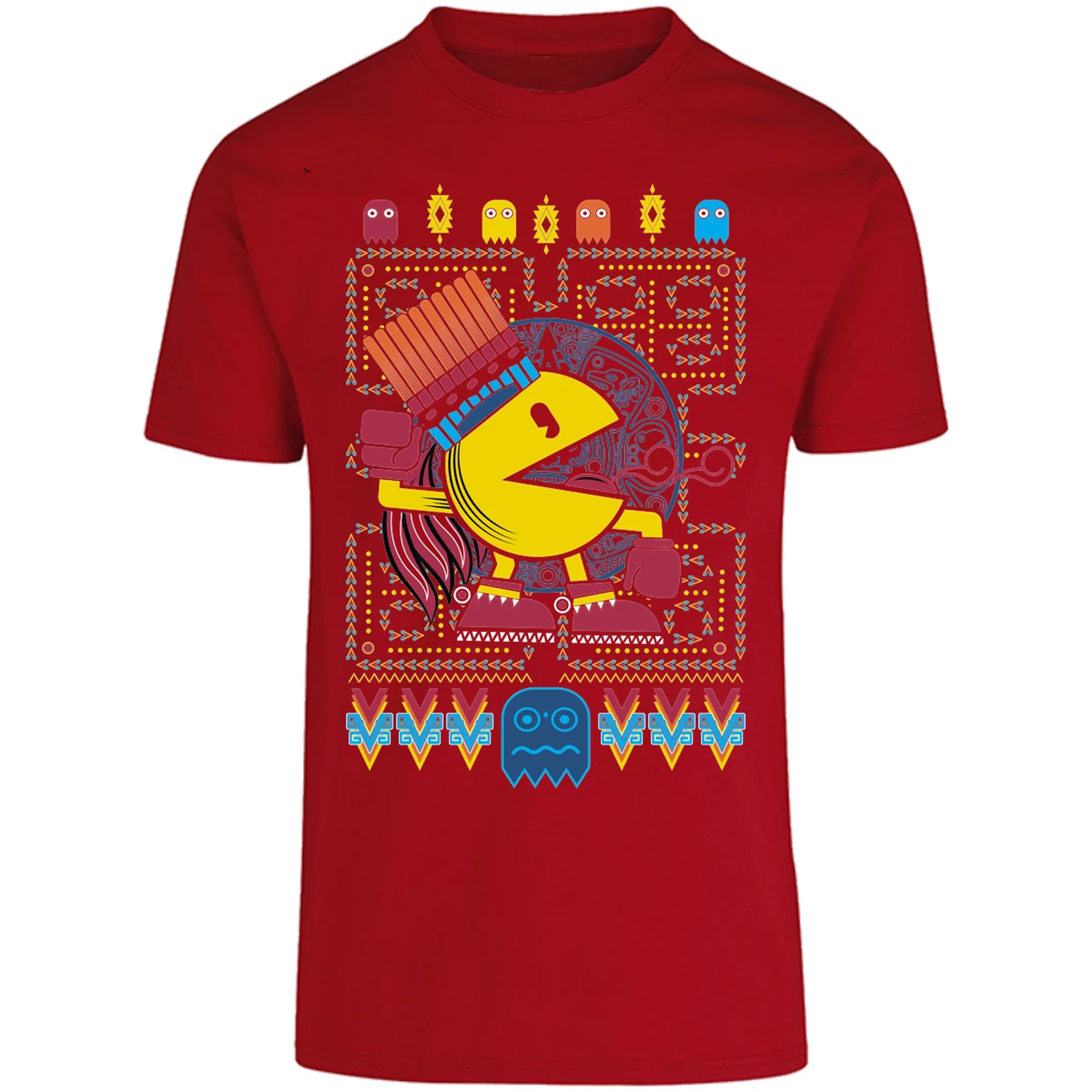Playera Pacman Pacman Prehispanico para Adulto 23