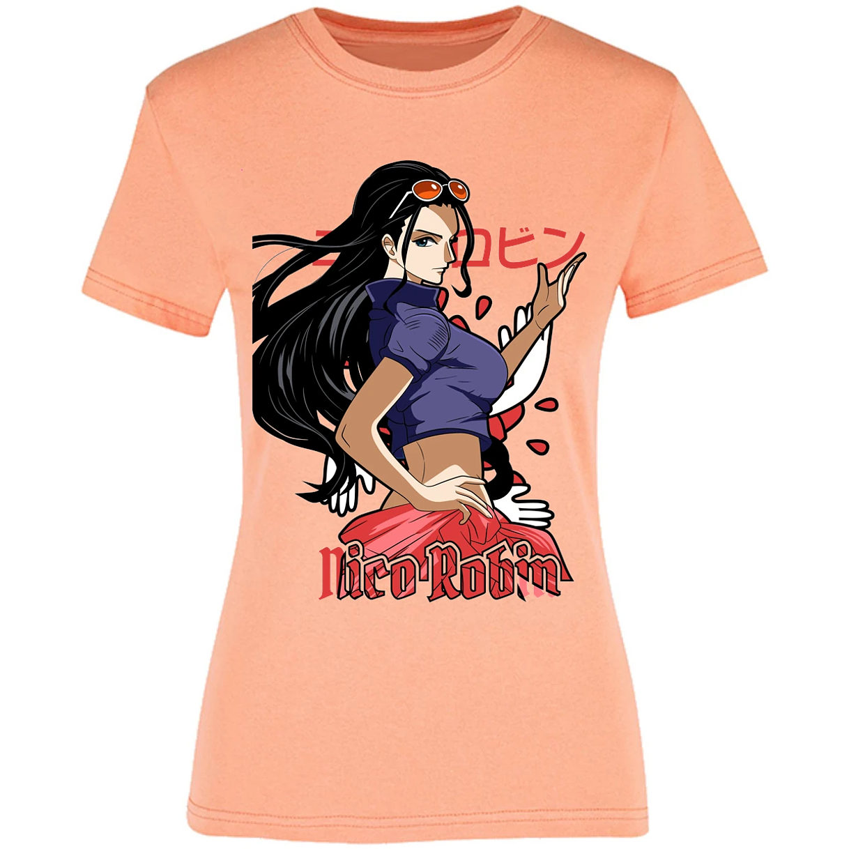 Blusa One Piece Nico Robin Blusa para Mujer 28
