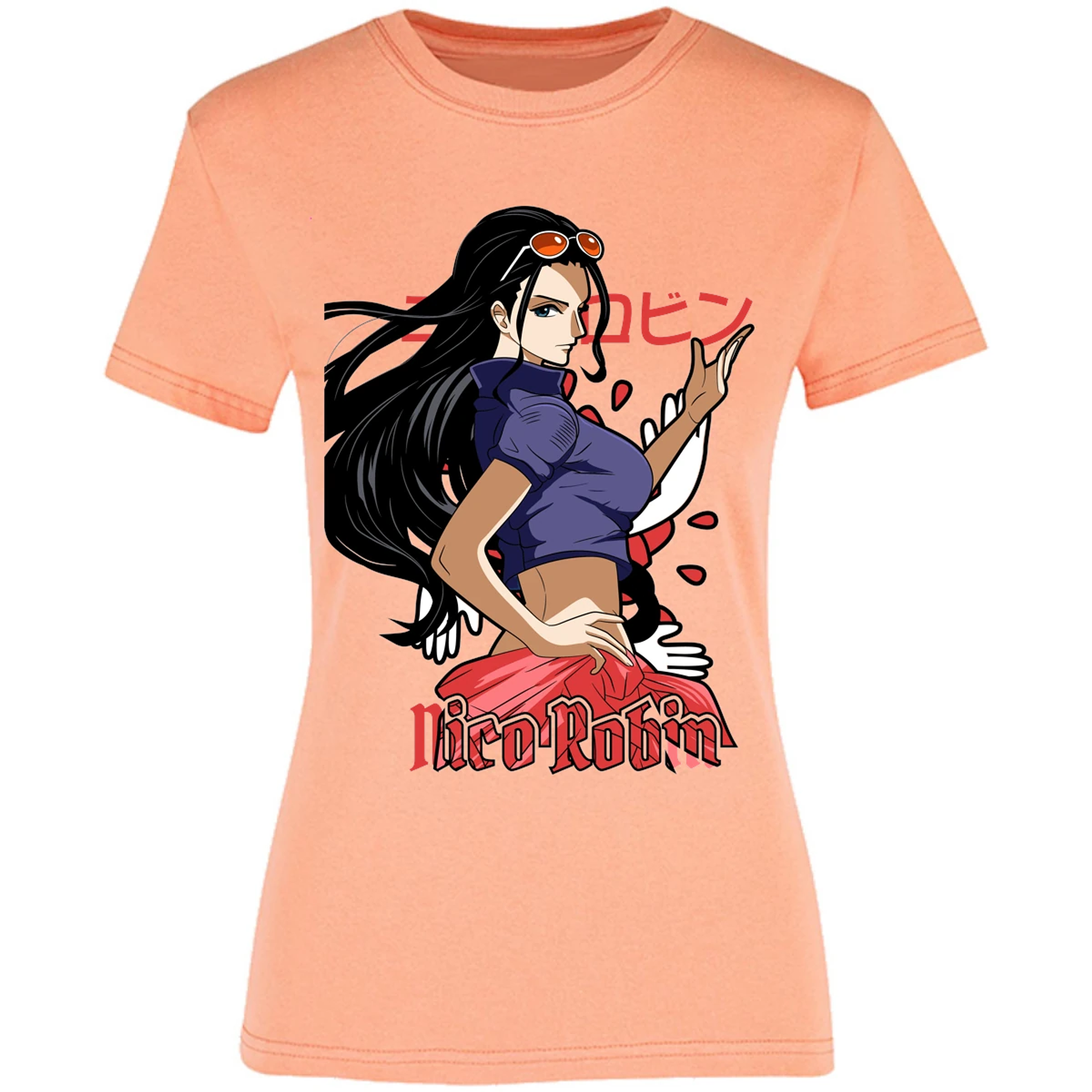 Blusa One Piece Nico Robin Blusa para Mujer 28
