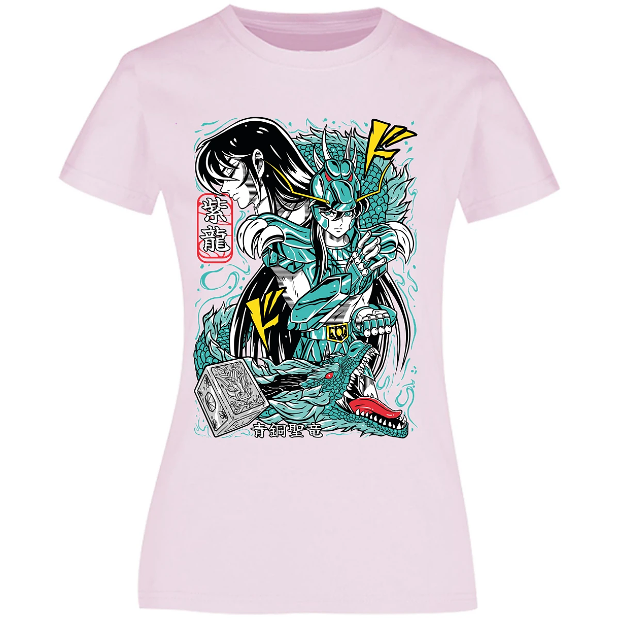 Blusa Saint Seiya Shiryu Anime Blusa para Mujer 3