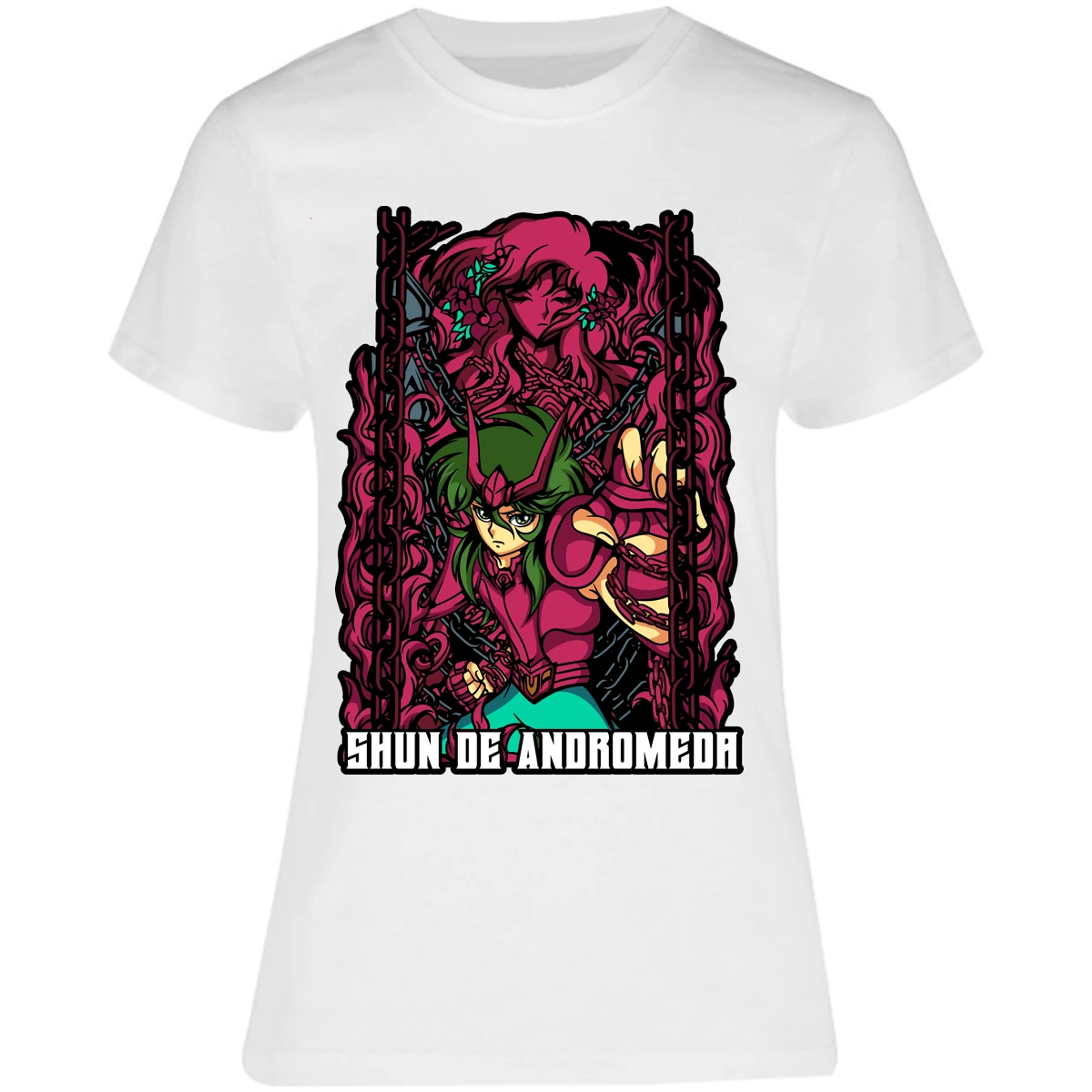 Blusa Saint Seiya Shun Anime Blusa para Mujer 5