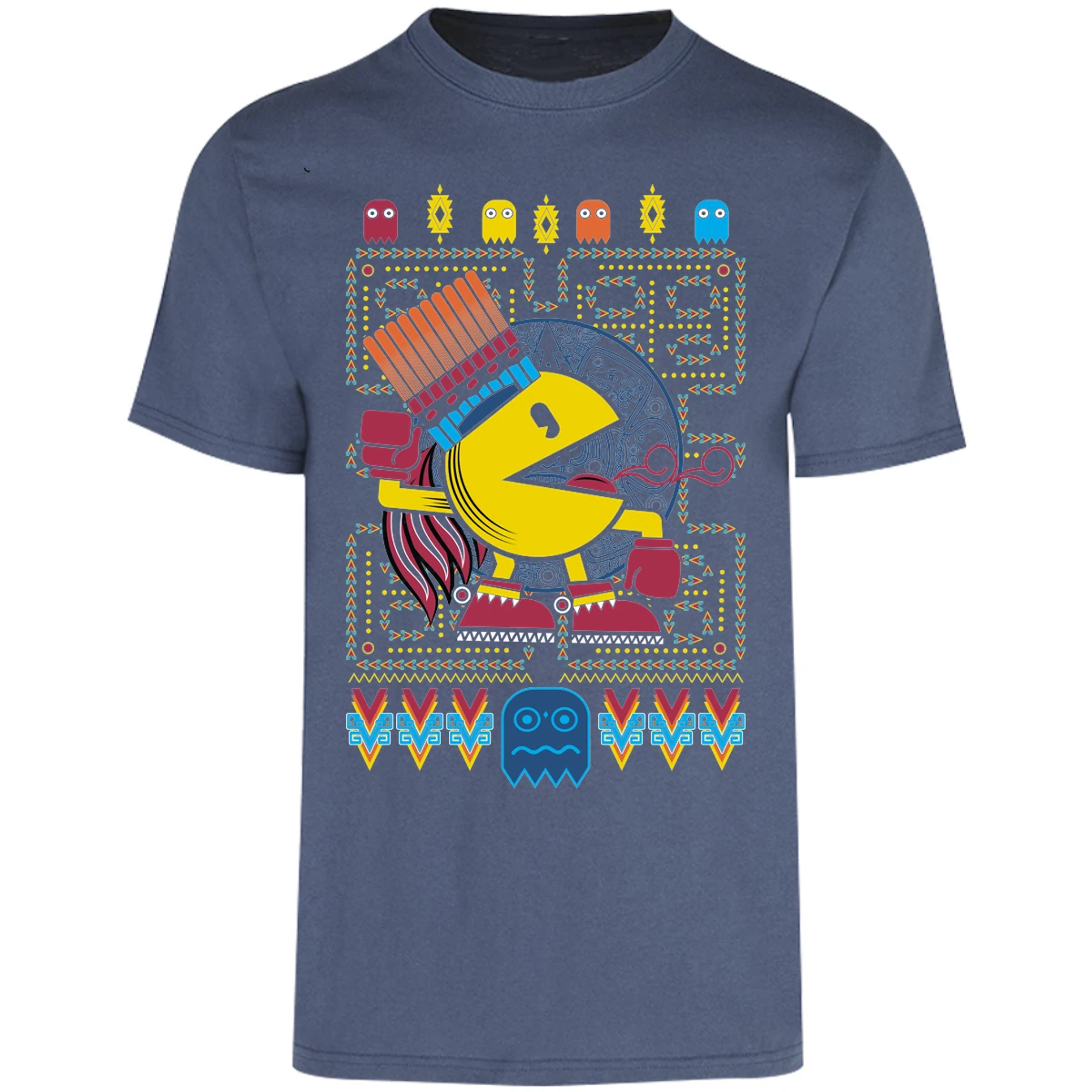 Playera Pacman Pacman Prehispanico para Adulto 27