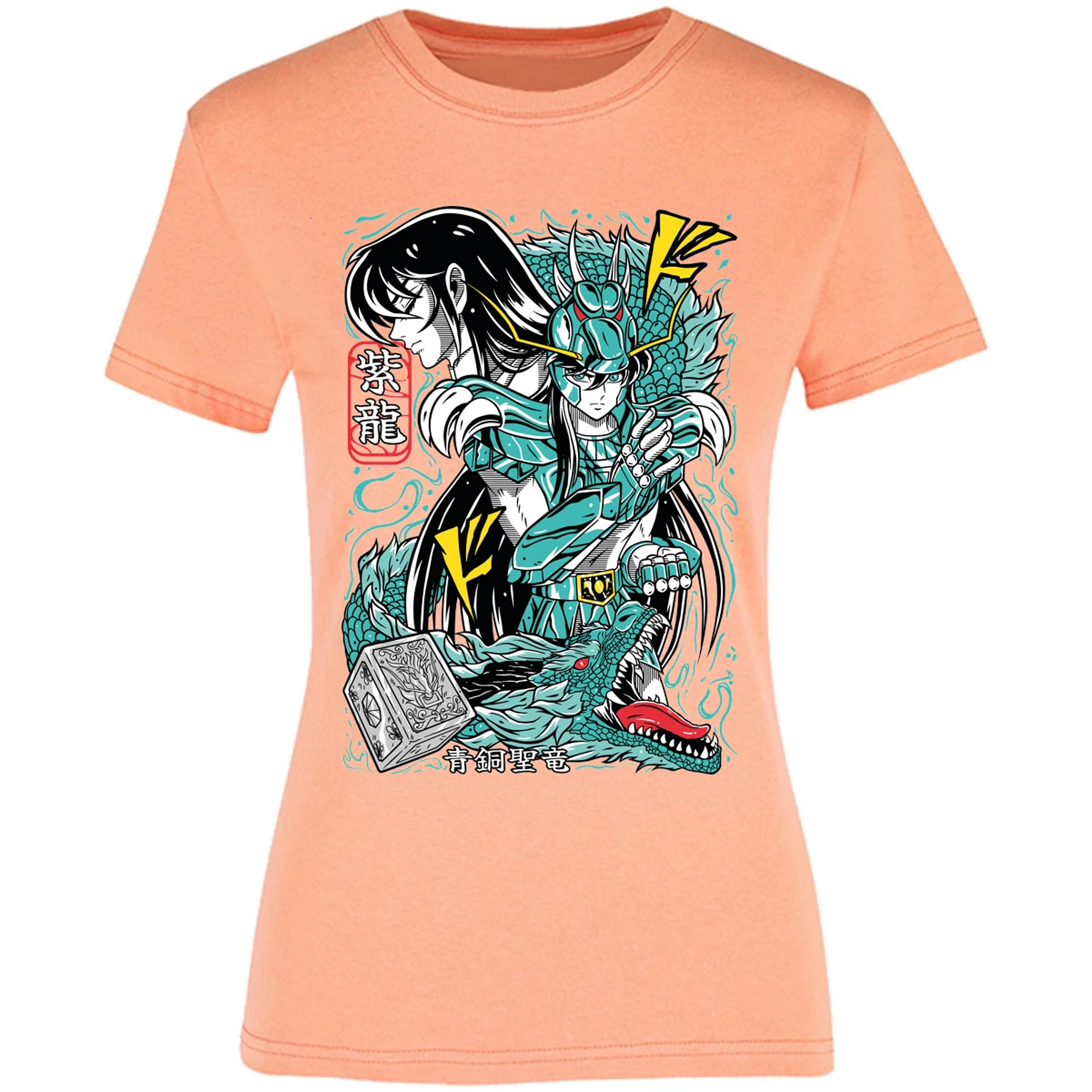 Blusa Saint Seiya Shiryu Anime Blusa para Mujer 8