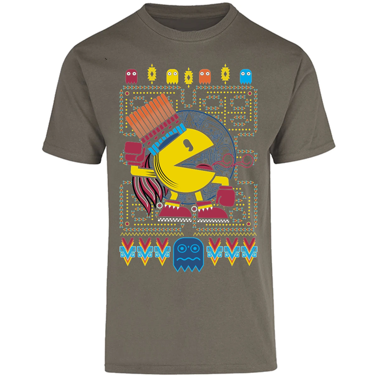 Playera Pacman Pacman Prehispanico para Adulto 30