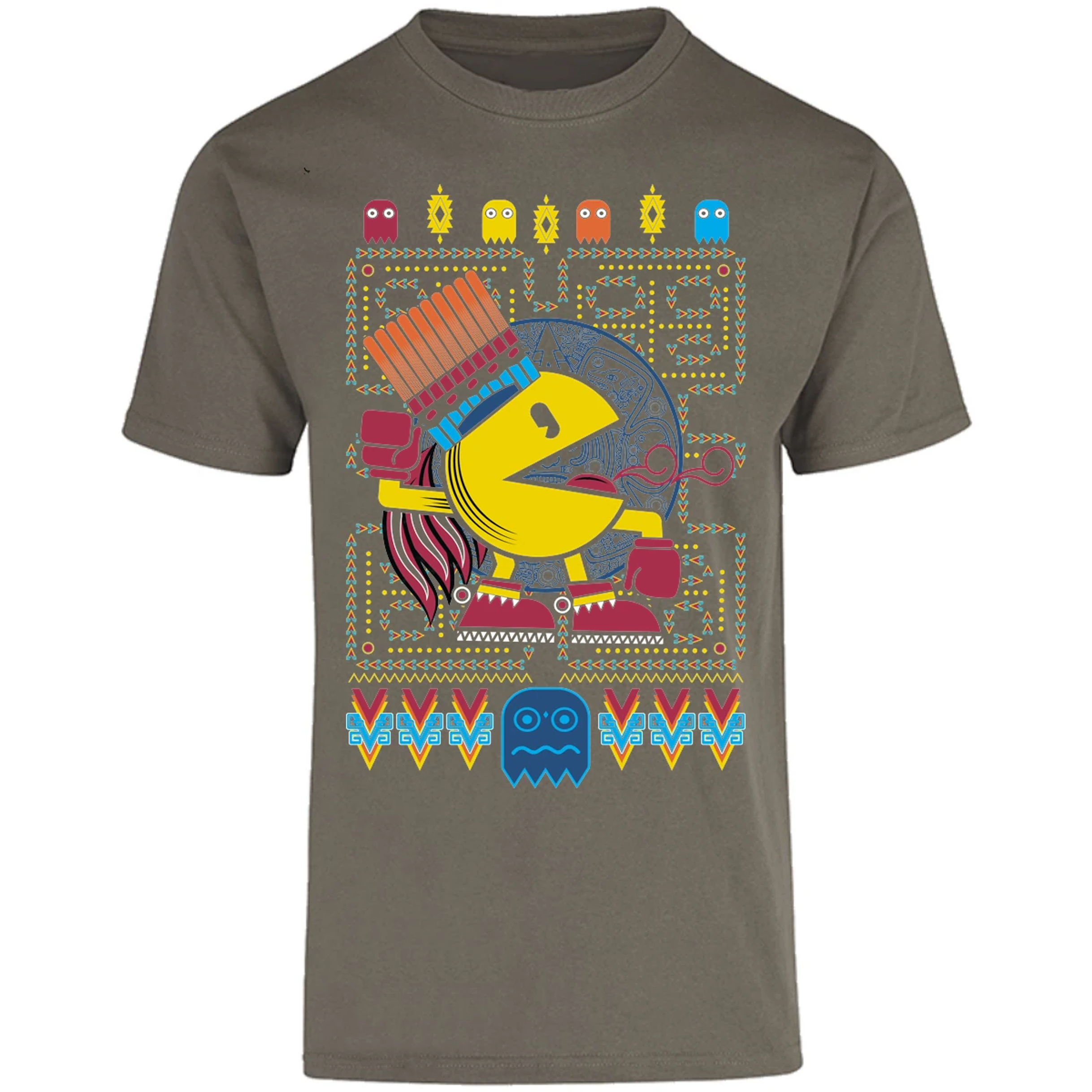 Playera Pacman Pacman Prehispanico para Adulto 30