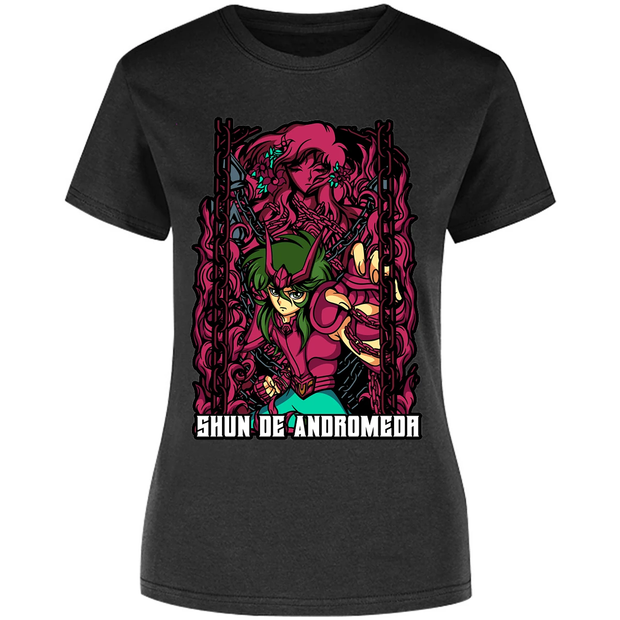 Blusa Saint Seiya Shun Anime Blusa para Mujer 13
