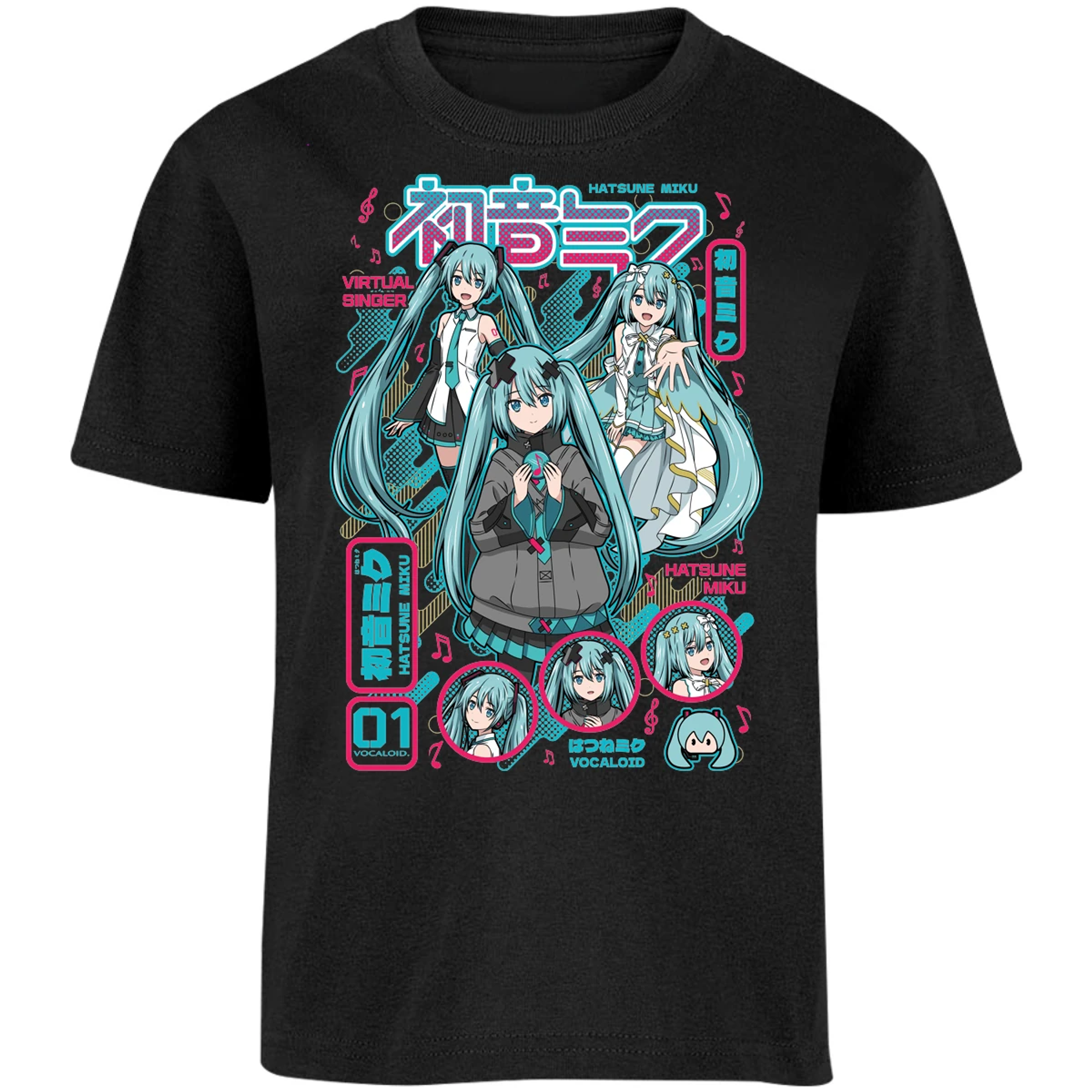 Playera Naruto Miku Anime para Niño 1