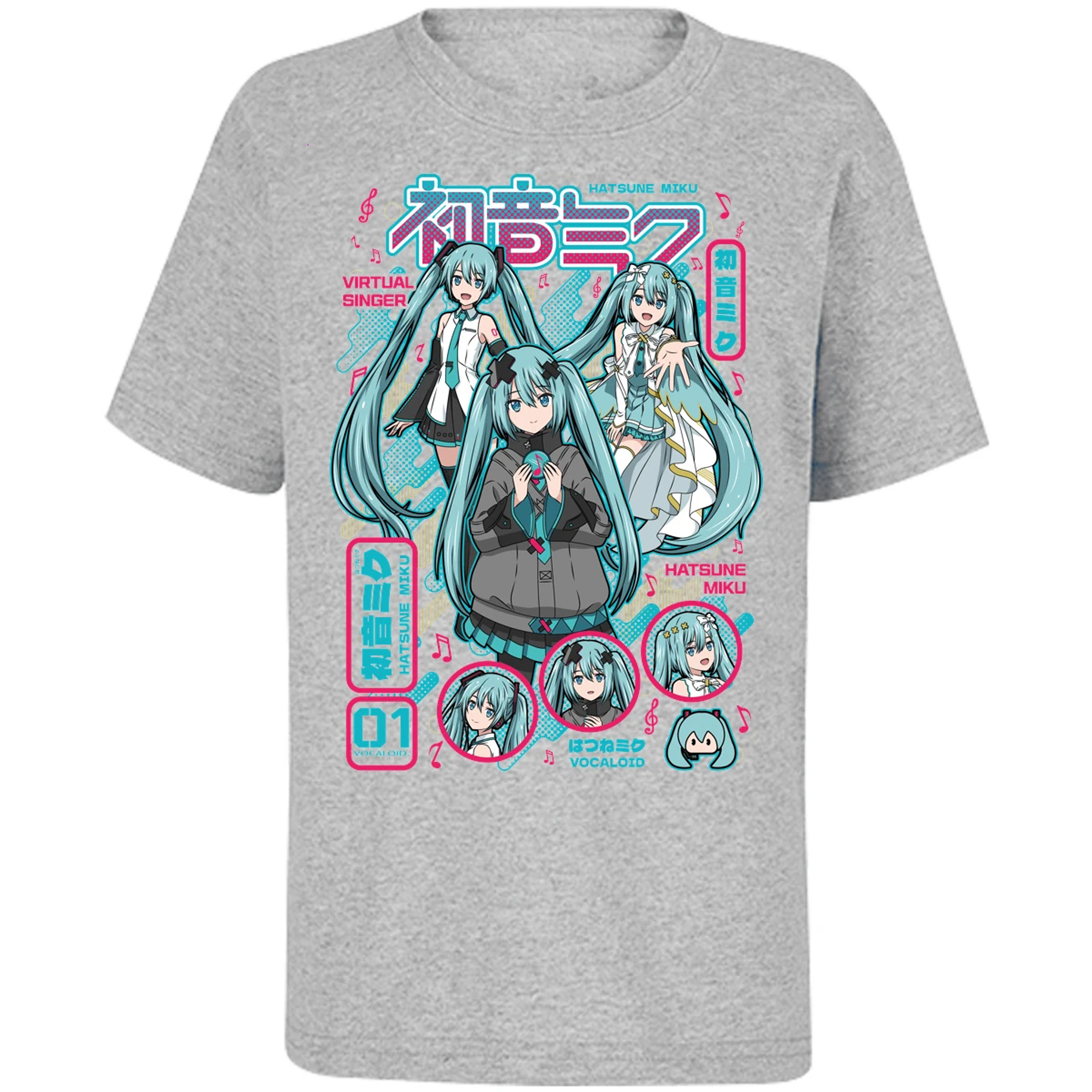 Playera Naruto Miku Anime para Niño 4