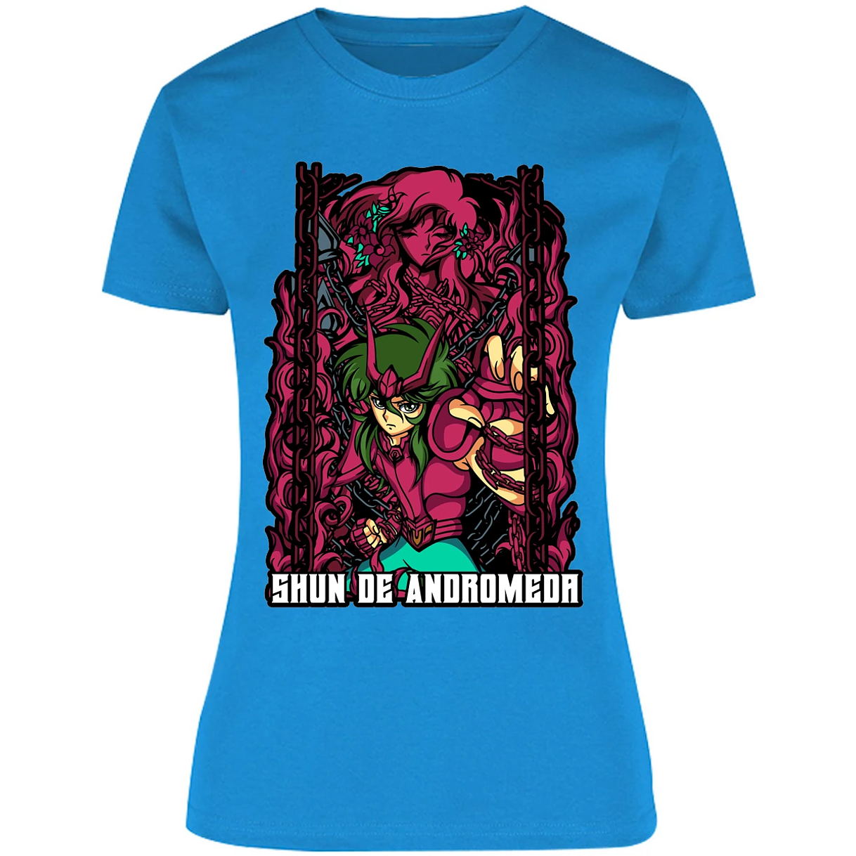 Blusa Saint Seiya Shun Anime Blusa para Mujer 12