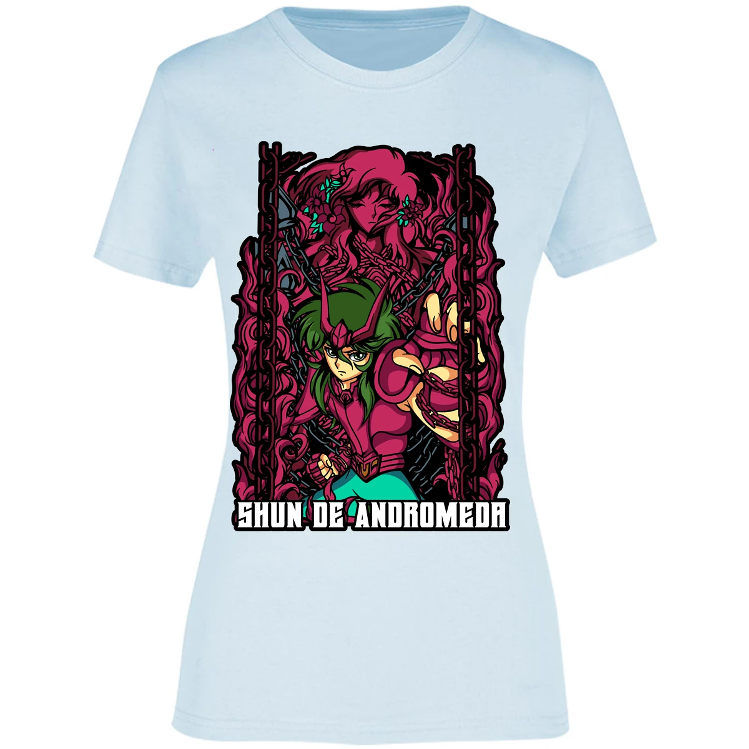 Blusa Saint Seiya Shun Anime Blusa para Mujer 16