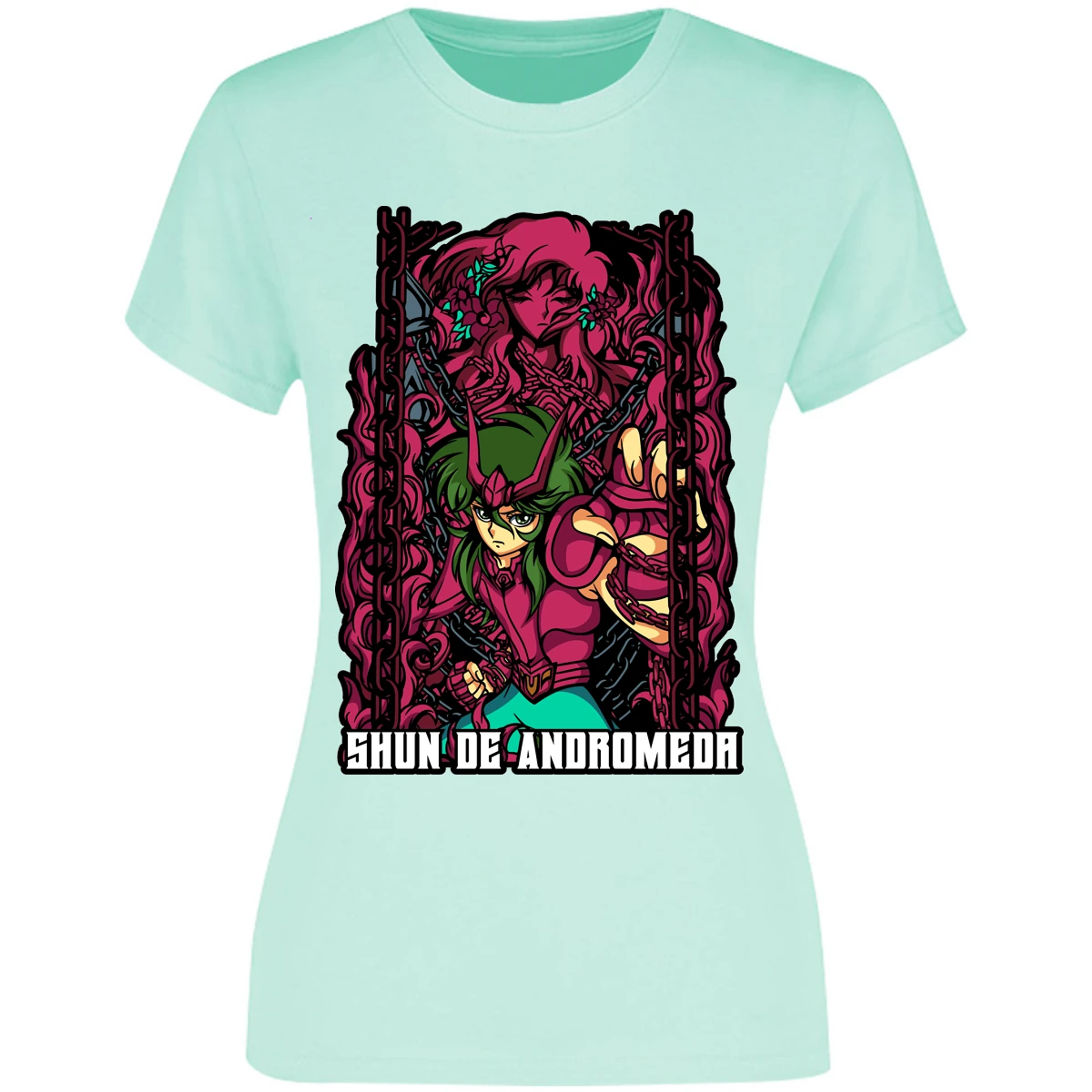 Blusa Saint Seiya Shun Anime Blusa para Mujer 15