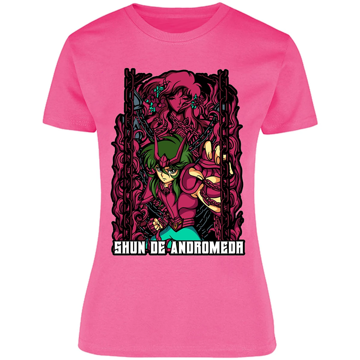 Blusa Saint Seiya Shun Anime Blusa para Mujer 7