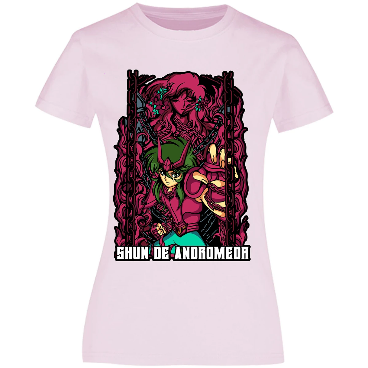 Blusa Saint Seiya Shun Anime Blusa para Mujer 18