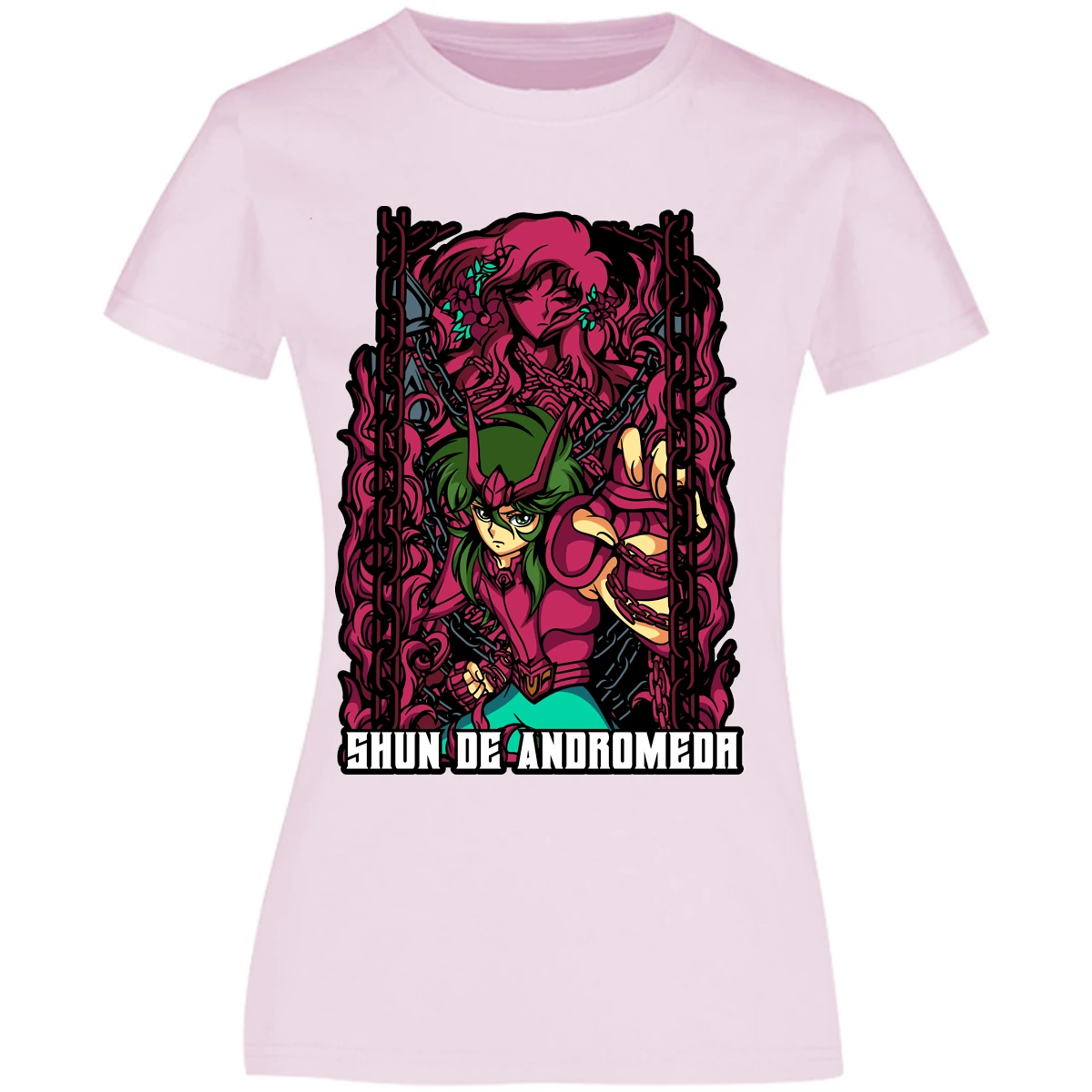 Blusa Saint Seiya Shun Anime Blusa para Mujer 18