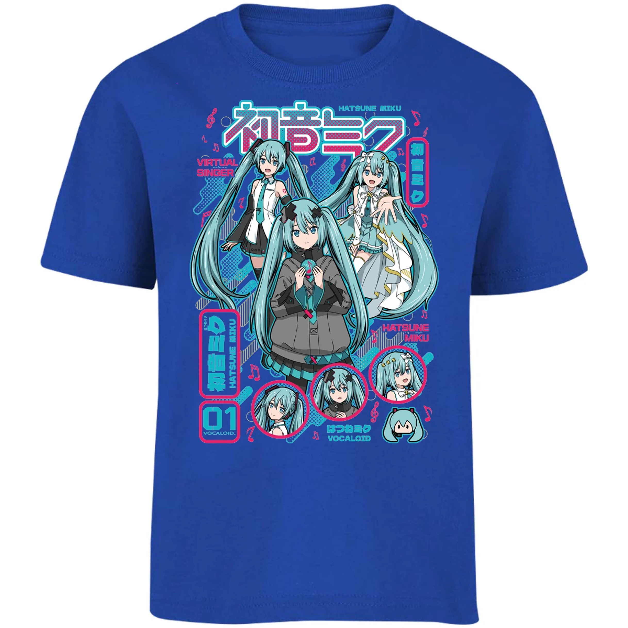 Playera Naruto Miku Anime para Niño 6