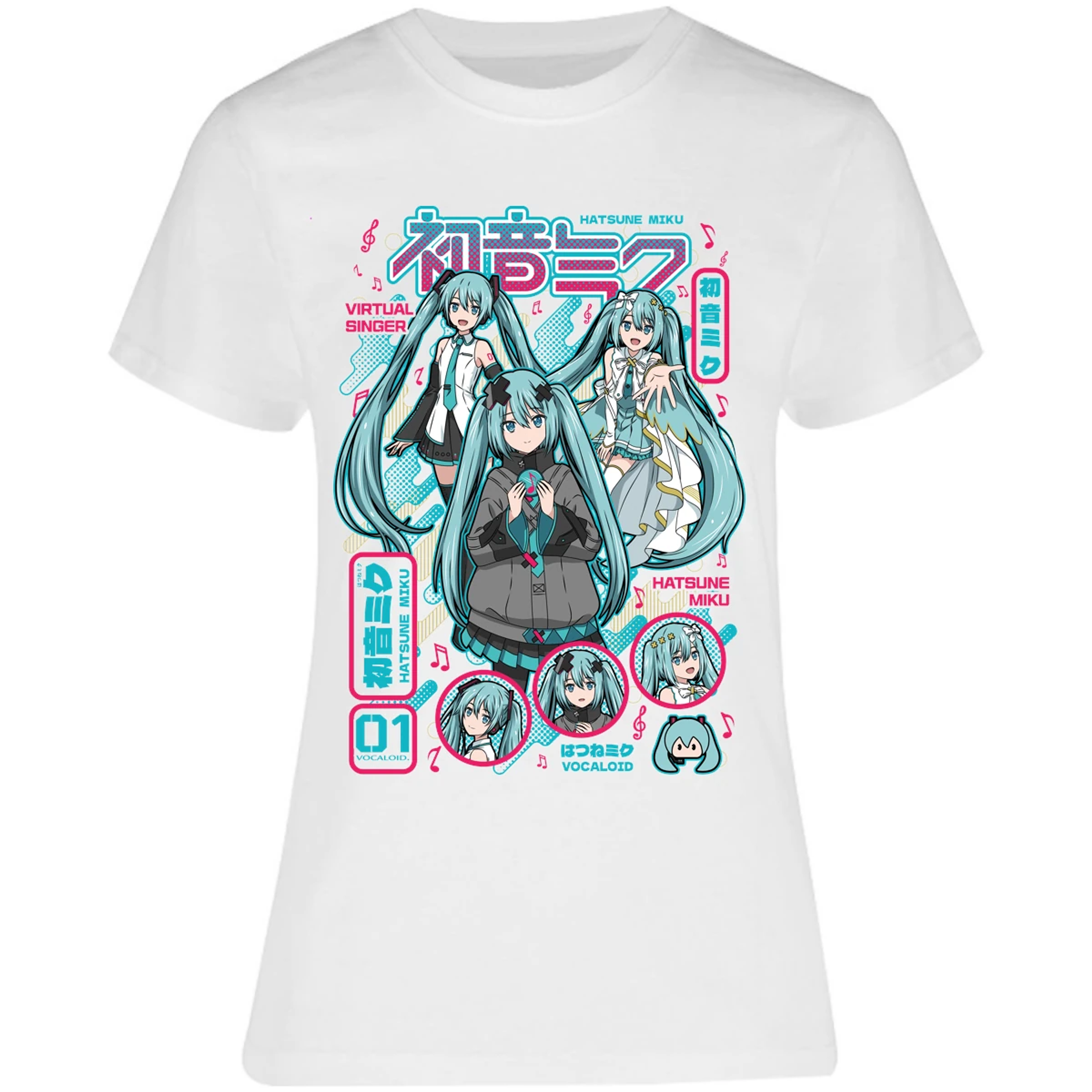 Blusa Naruto Miku Anime Blusa para Mujer 6