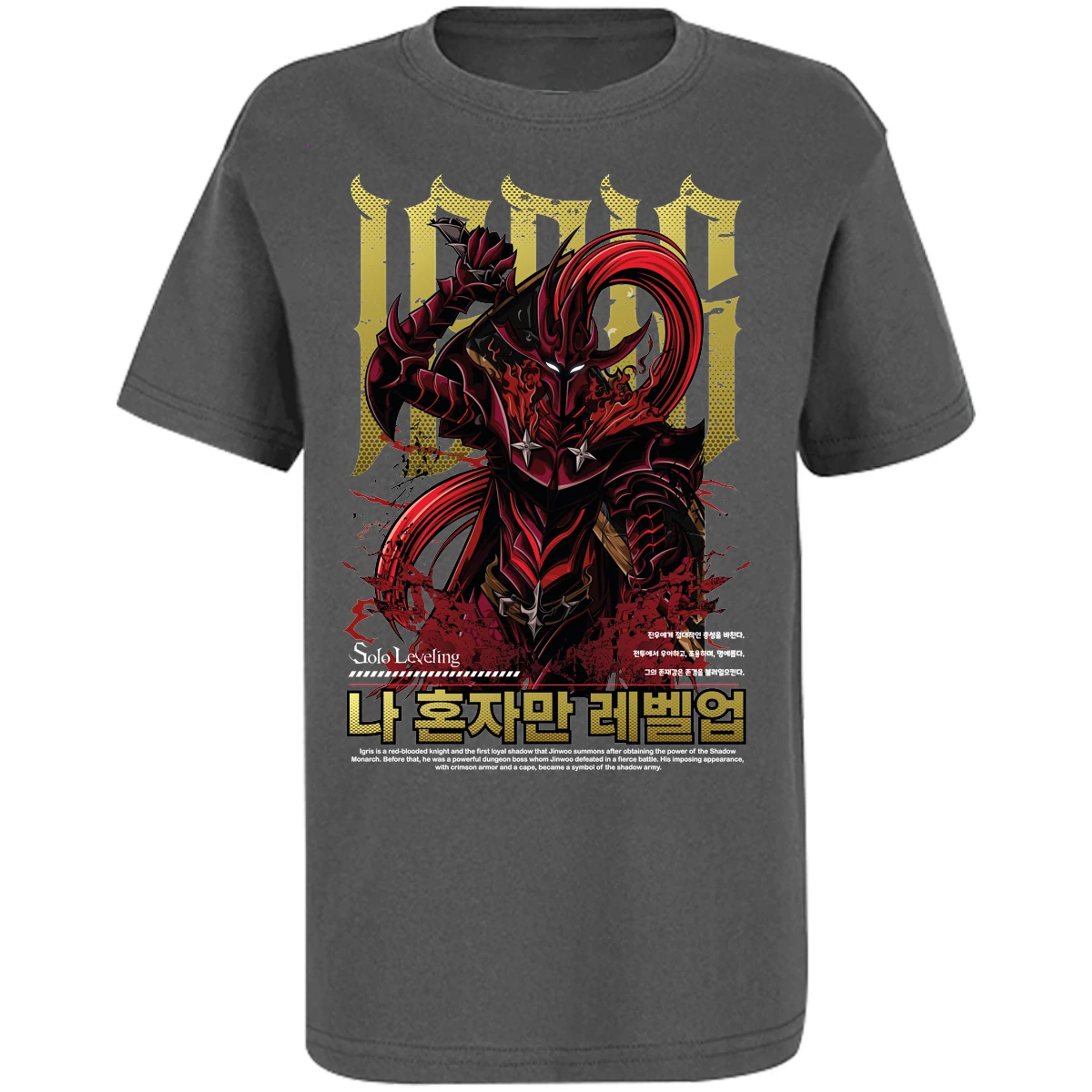 Playera Solo Leveling Igris Solo Leveling para Niño 12
