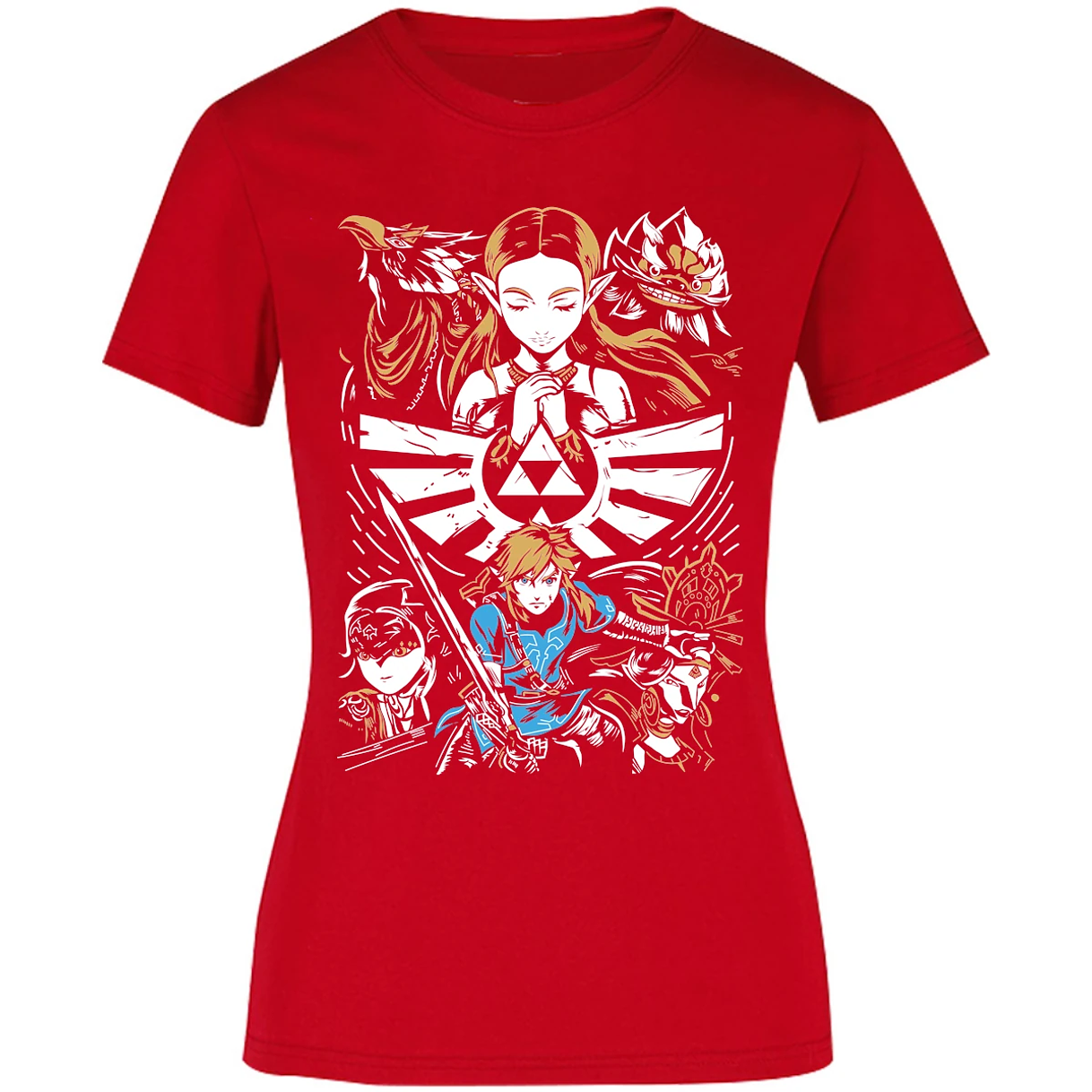 Blusa The Leyend Of Zelda Diseo Link Y Zelda Blusa para Mujer 1