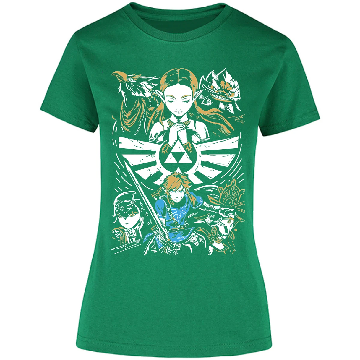 Blusa The Leyend Of Zelda Diseo Link Y Zelda Blusa para Mujer 18