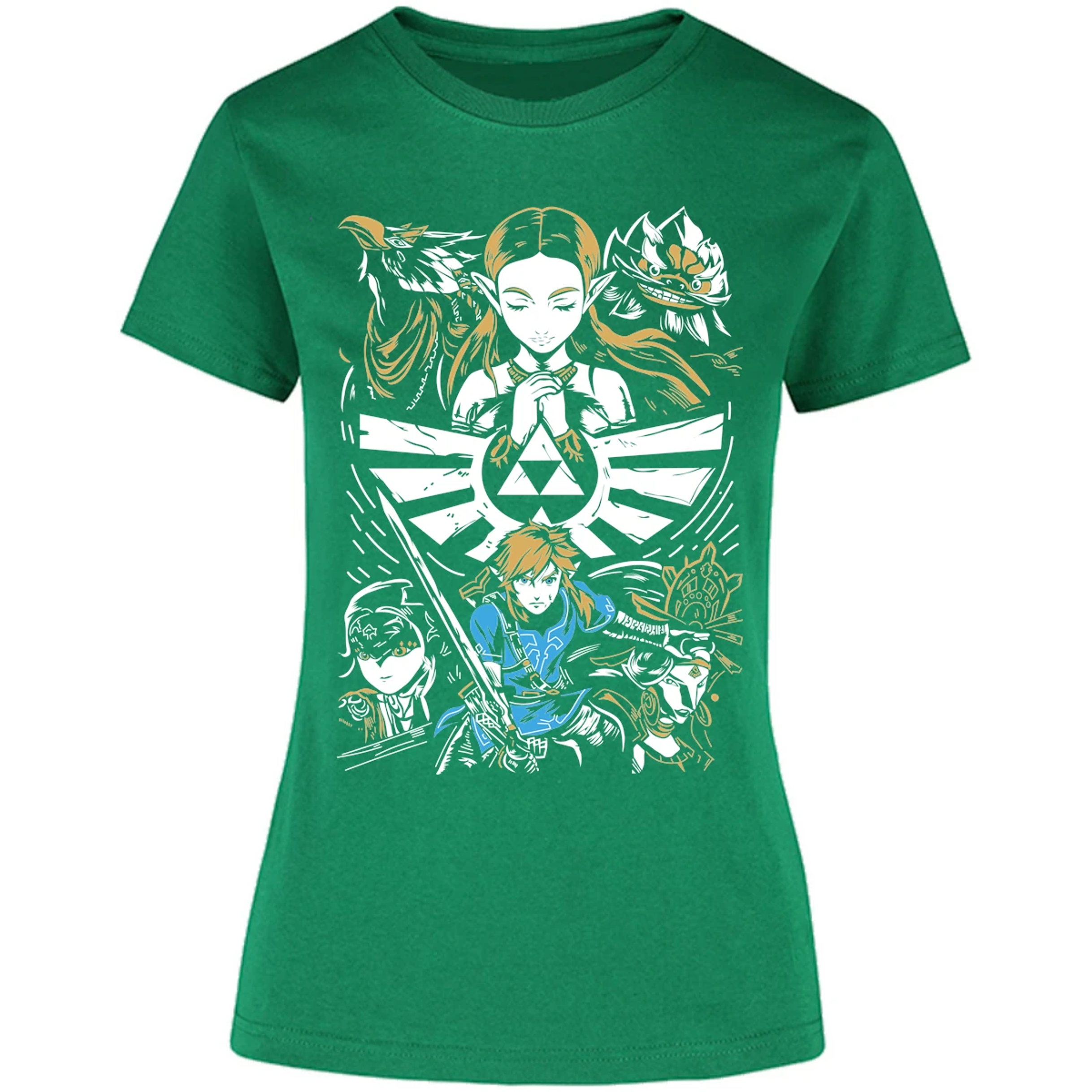 Blusa The Leyend Of Zelda Diseo Link Y Zelda Blusa para Mujer 18