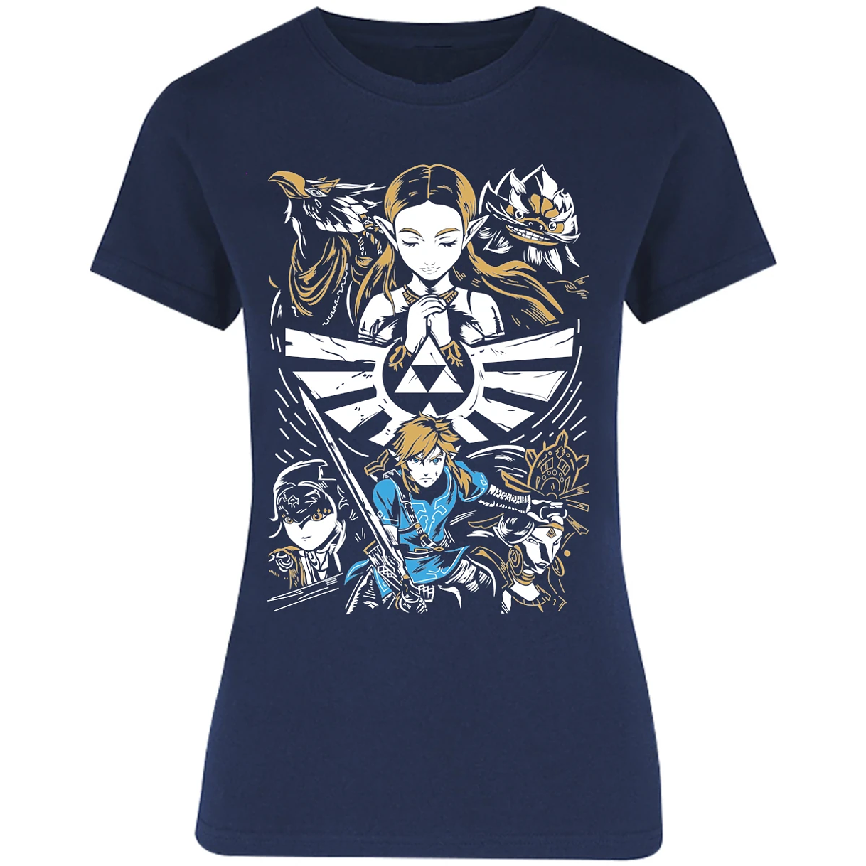 Blusa The Leyend Of Zelda Diseo Link Y Zelda Blusa para Mujer 13