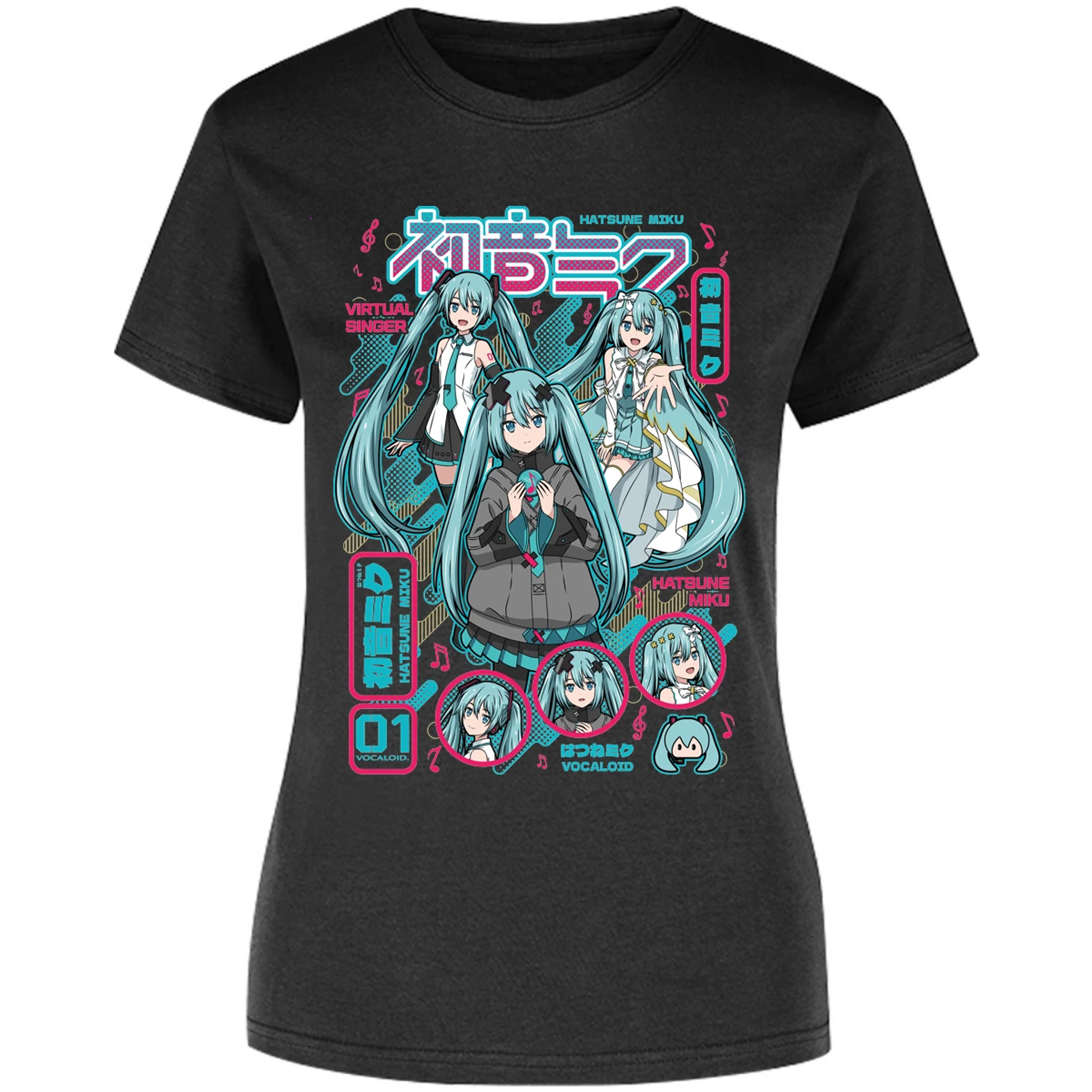 Blusa Naruto Miku Anime Blusa para Mujer 7