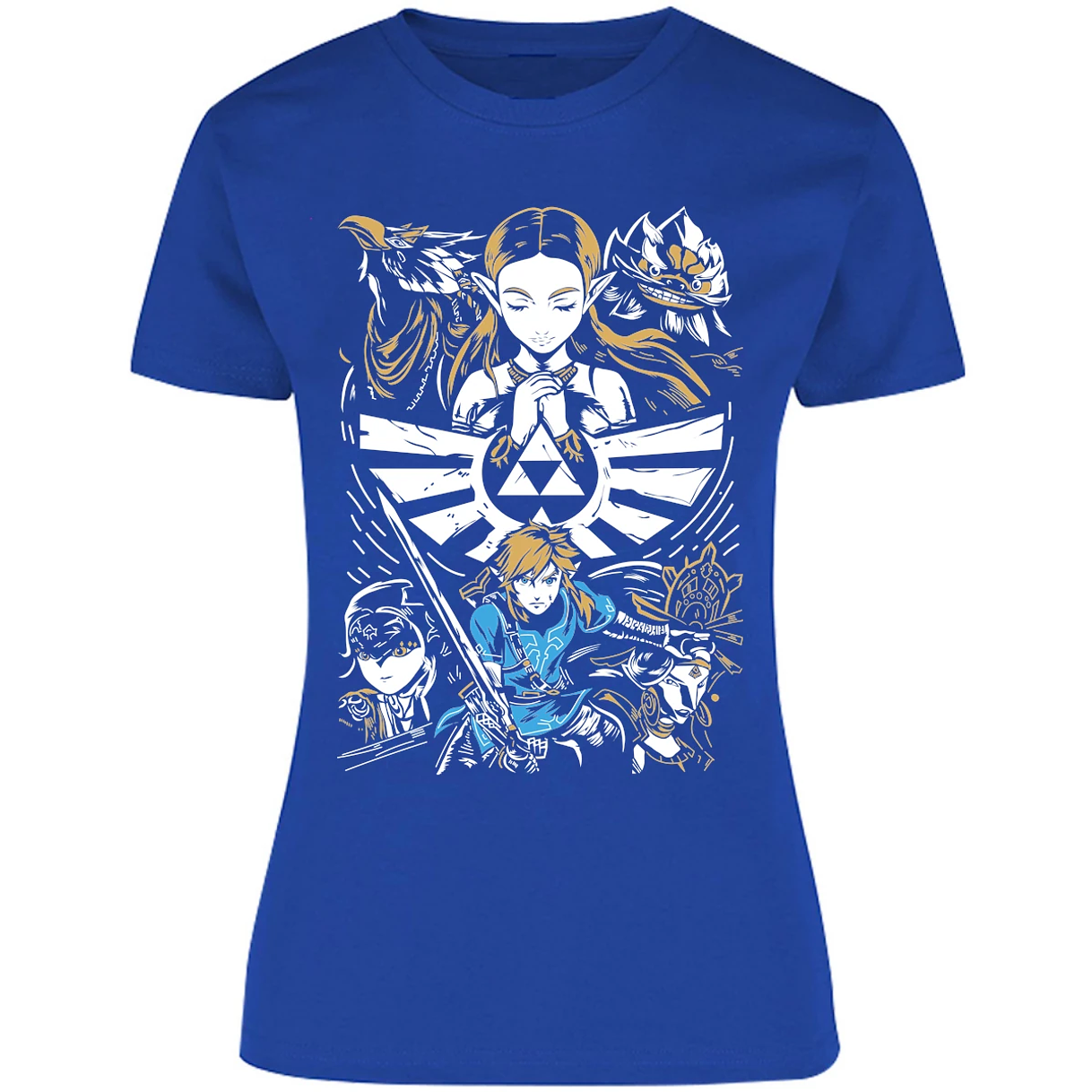 Blusa The Leyend Of Zelda Diseo Link Y Zelda Blusa para Mujer 15