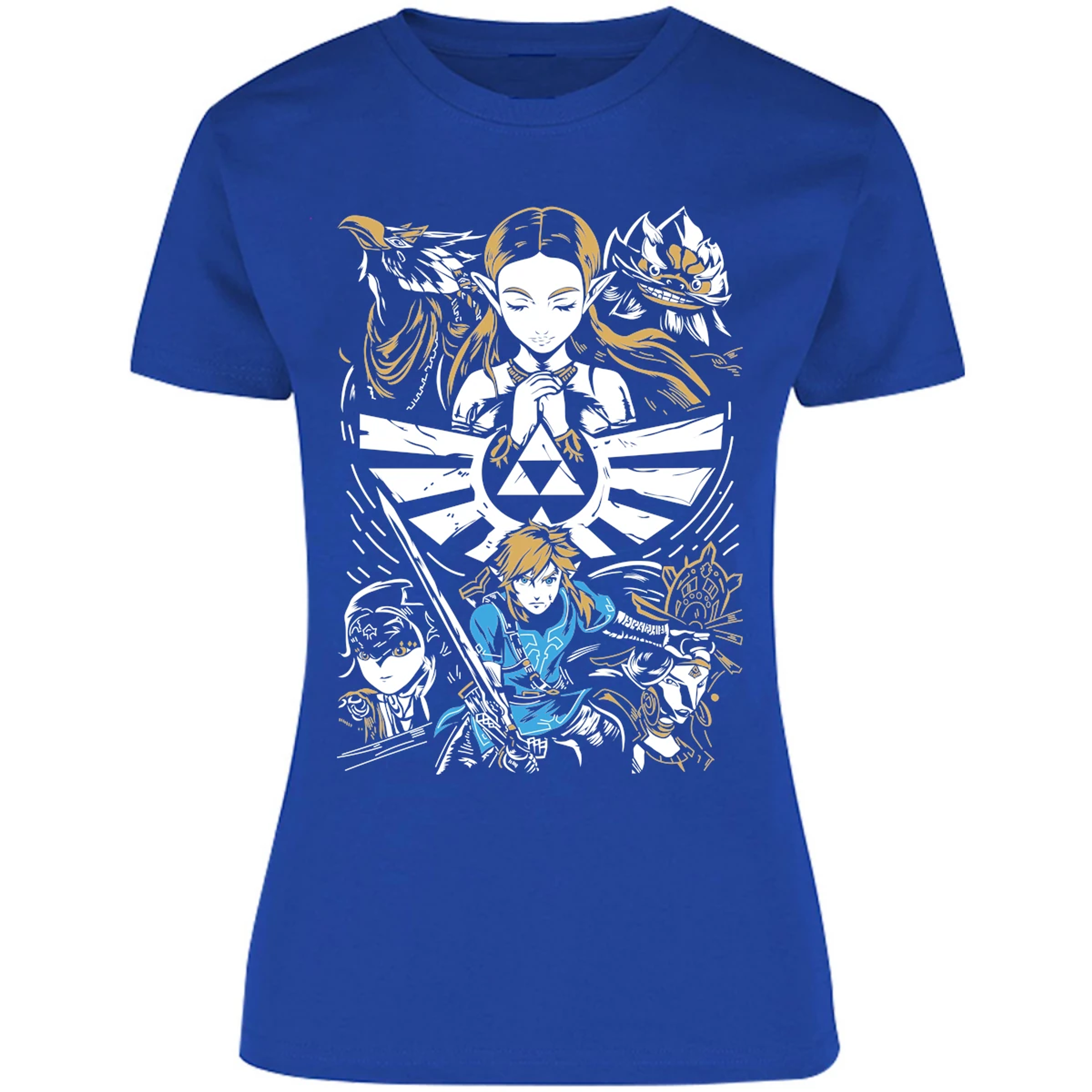 Blusa The Leyend Of Zelda Diseo Link Y Zelda Blusa para Mujer 15