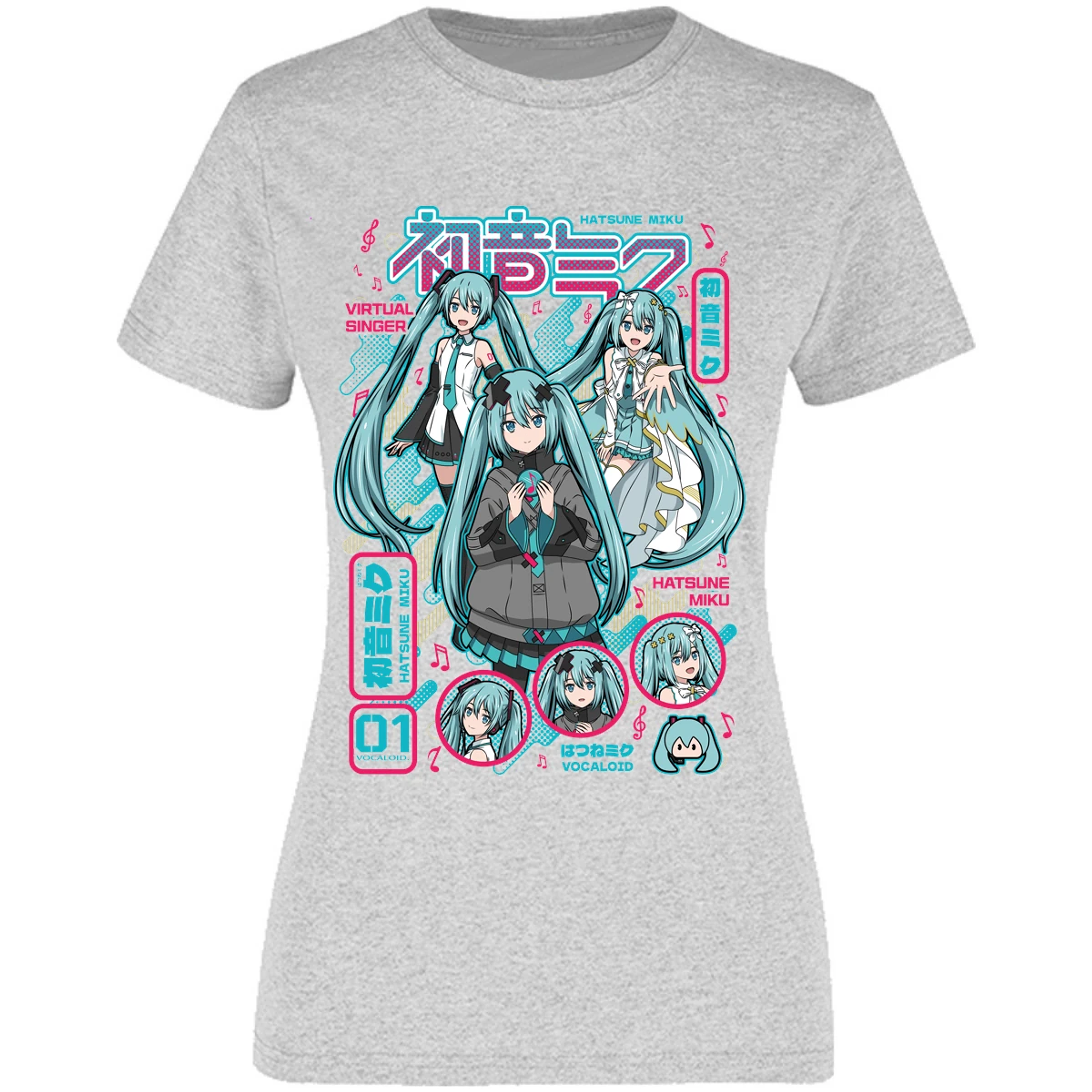 Blusa Naruto Miku Anime Blusa para Mujer 14