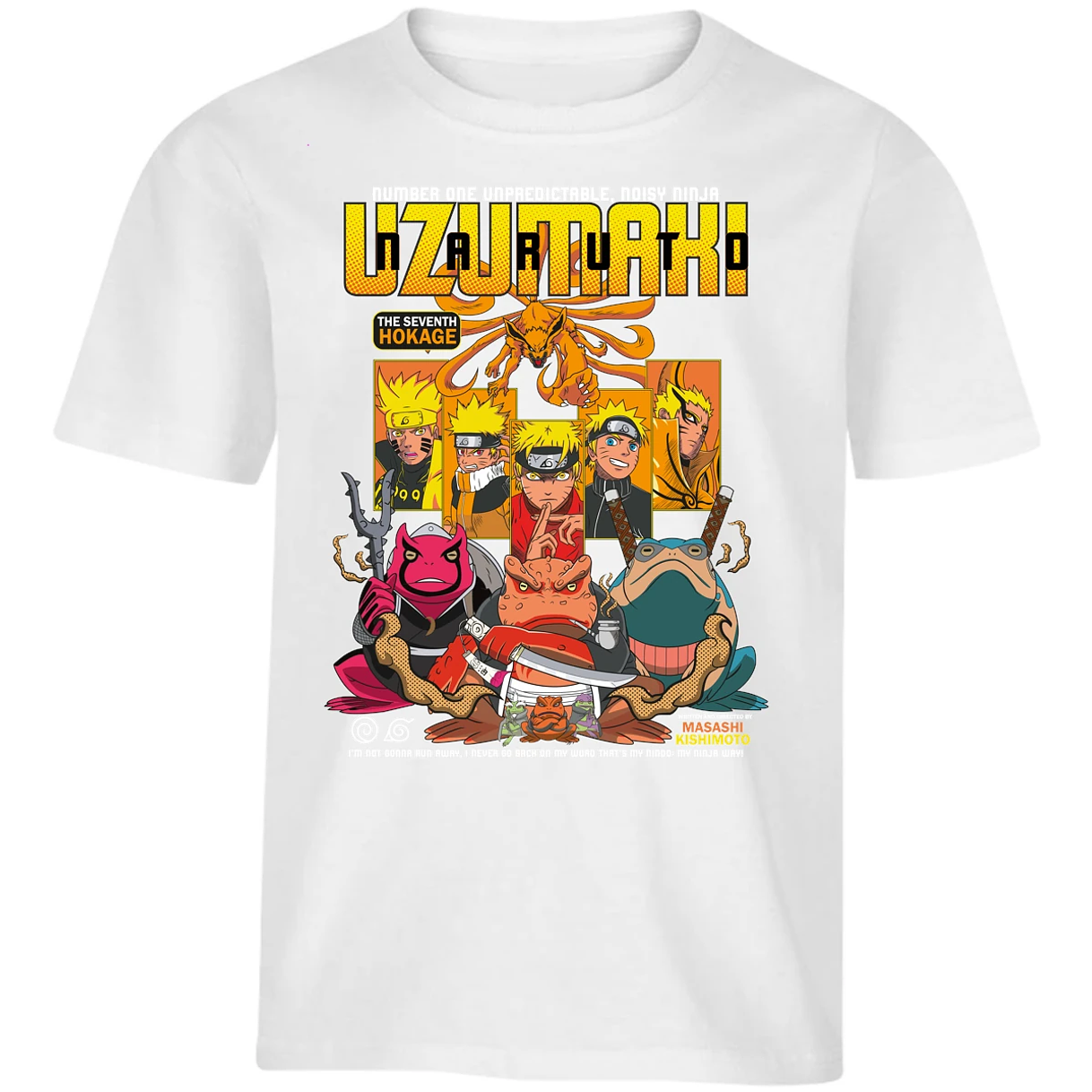 Playera Naruto Naruto Anime para Niño 13