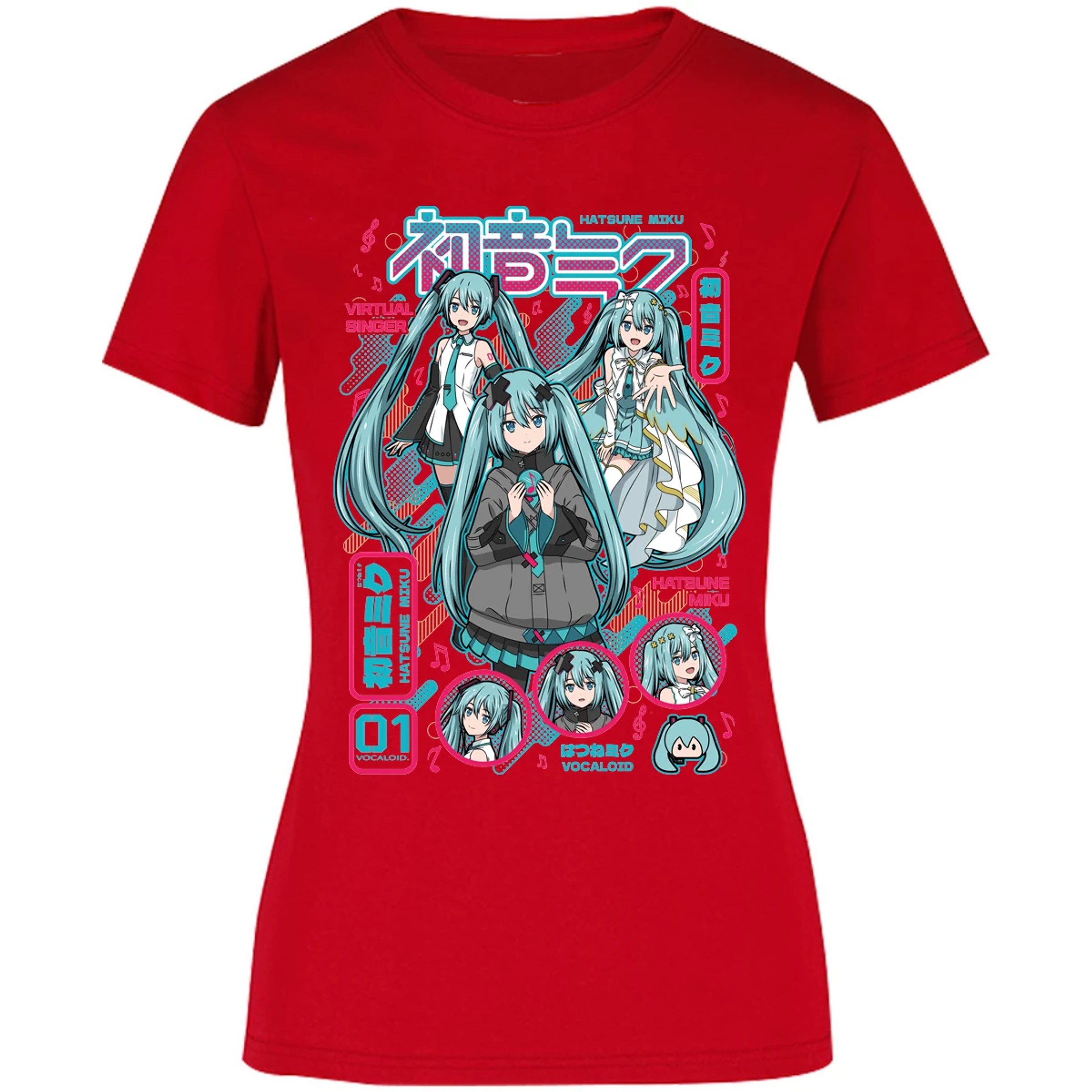Blusa Naruto Miku Anime Blusa para Mujer 9