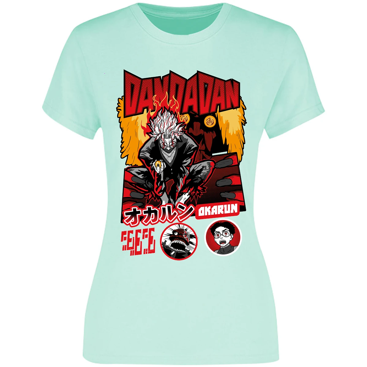 Blusa One Piece Okarun X Turboabuela Blusa para Mujer 16