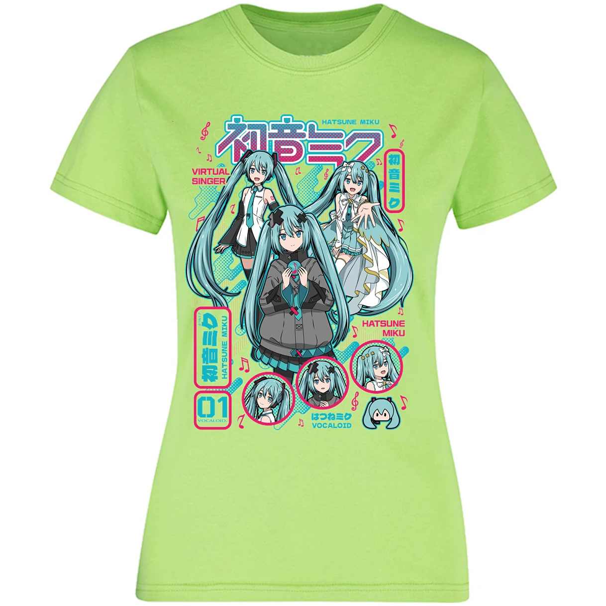 Blusa Naruto Miku Anime Blusa para Mujer 11