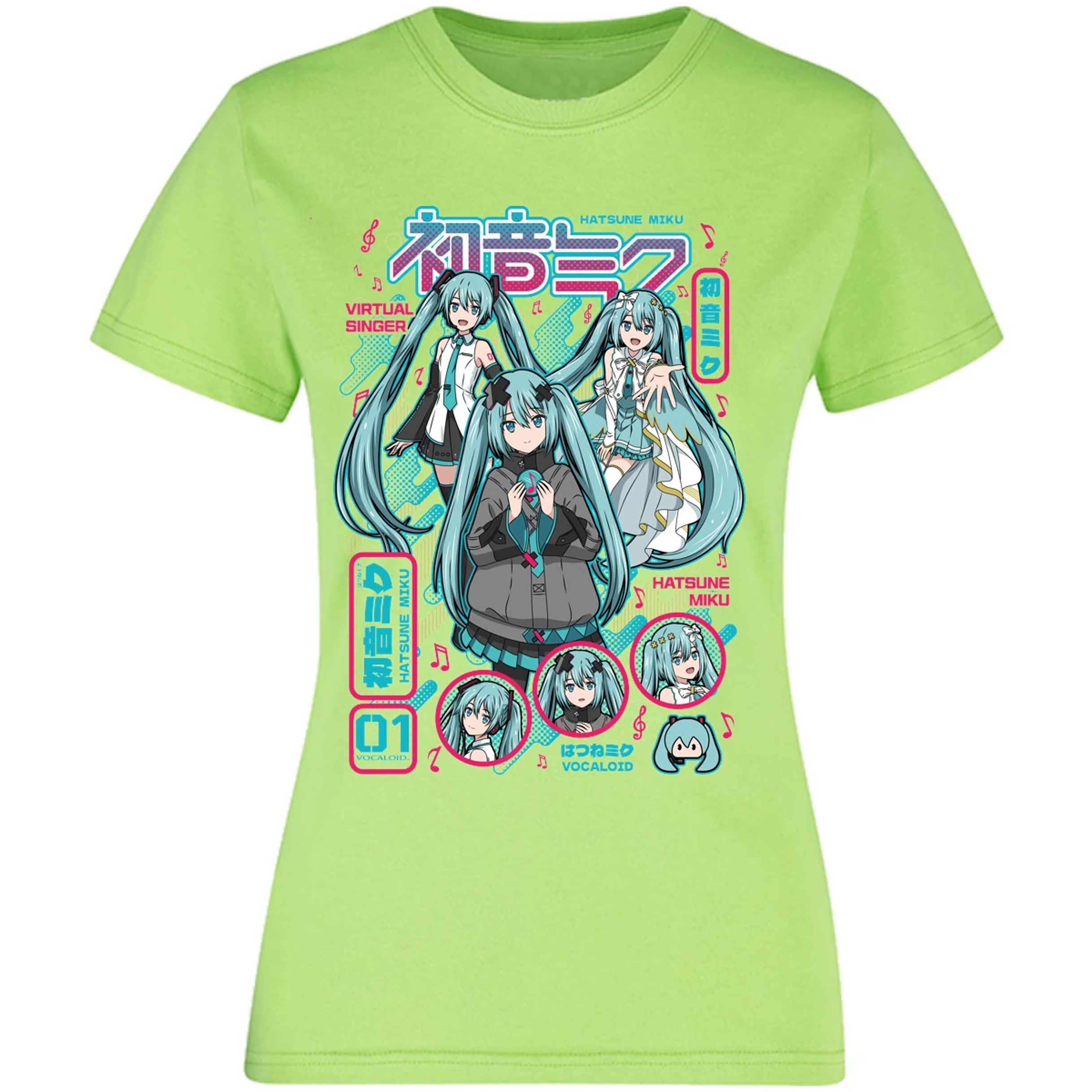 Blusa Naruto Miku Anime Blusa para Mujer 11