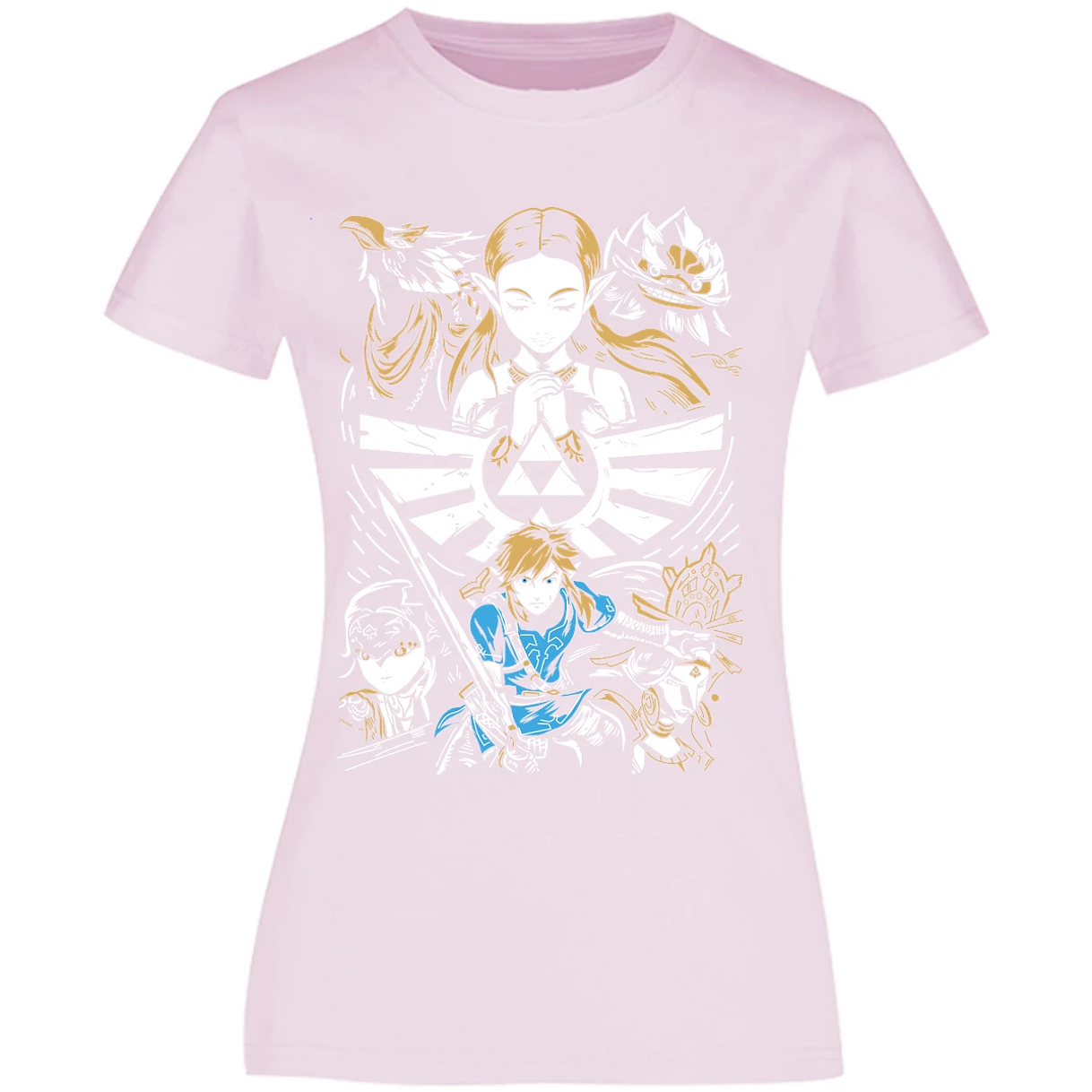 Blusa The Leyend Of Zelda Diseo Link Y Zelda Blusa para Mujer 4