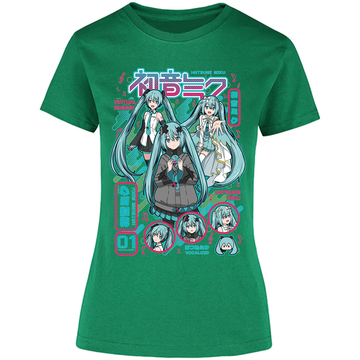 Blusa Naruto Miku Anime Blusa para Mujer 10