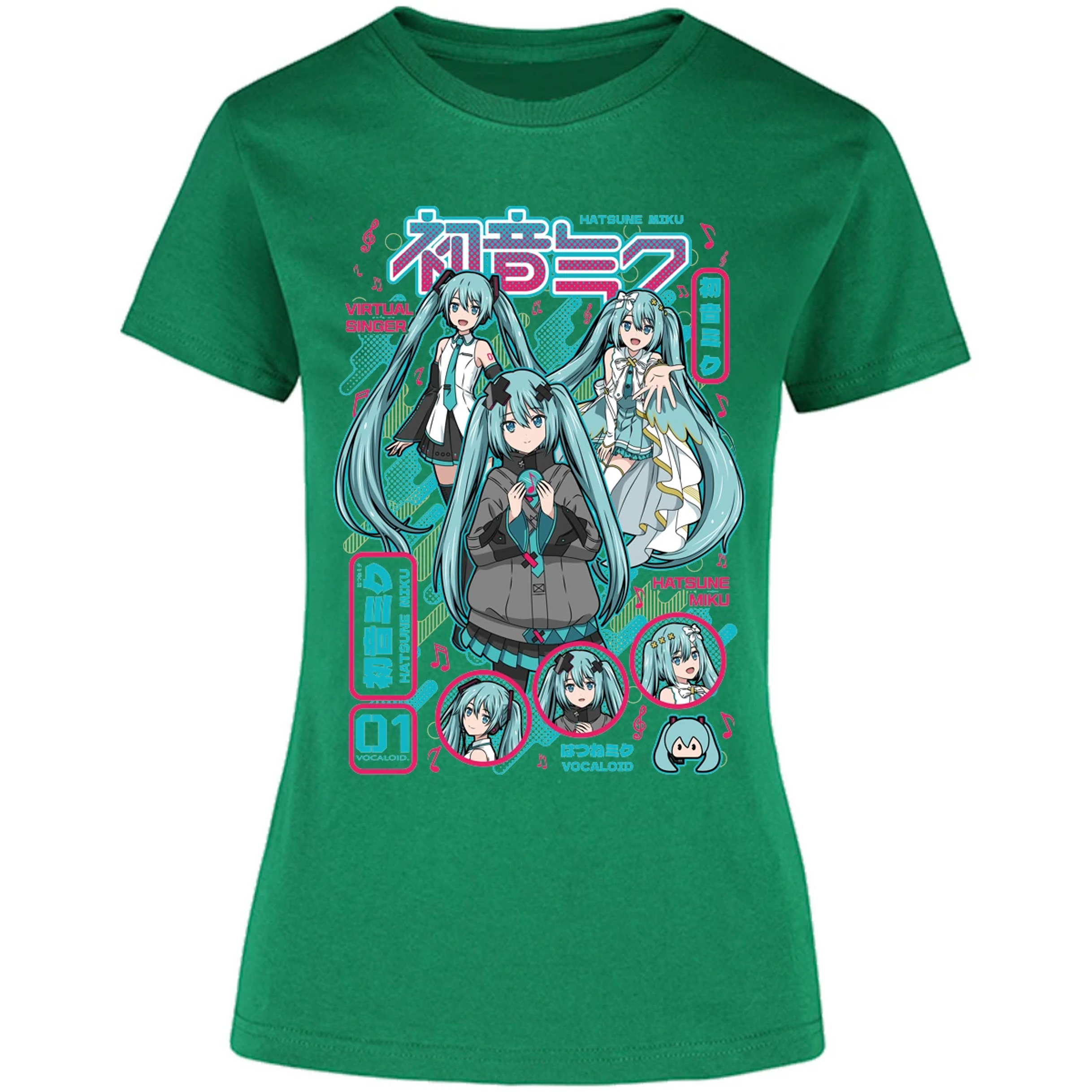Blusa Naruto Miku Anime Blusa para Mujer 10