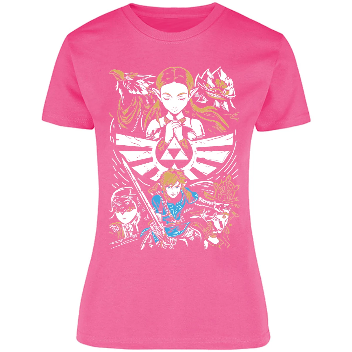 Blusa The Leyend Of Zelda Diseo Link Y Zelda Blusa para Mujer 7